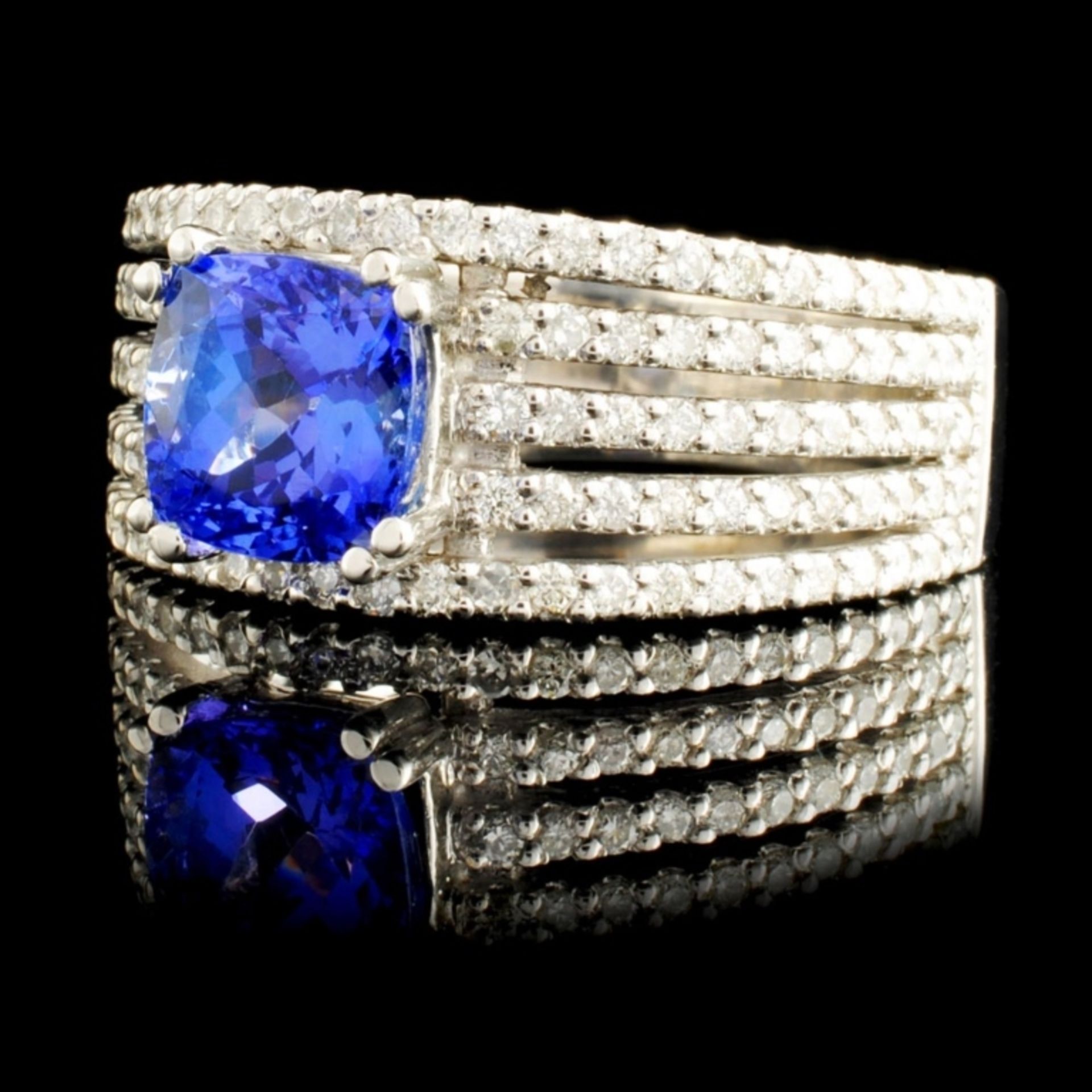 14K Gold 2.51ctw Tanzanite & 1.32ctw Diamond Ring - Image 2 of 4