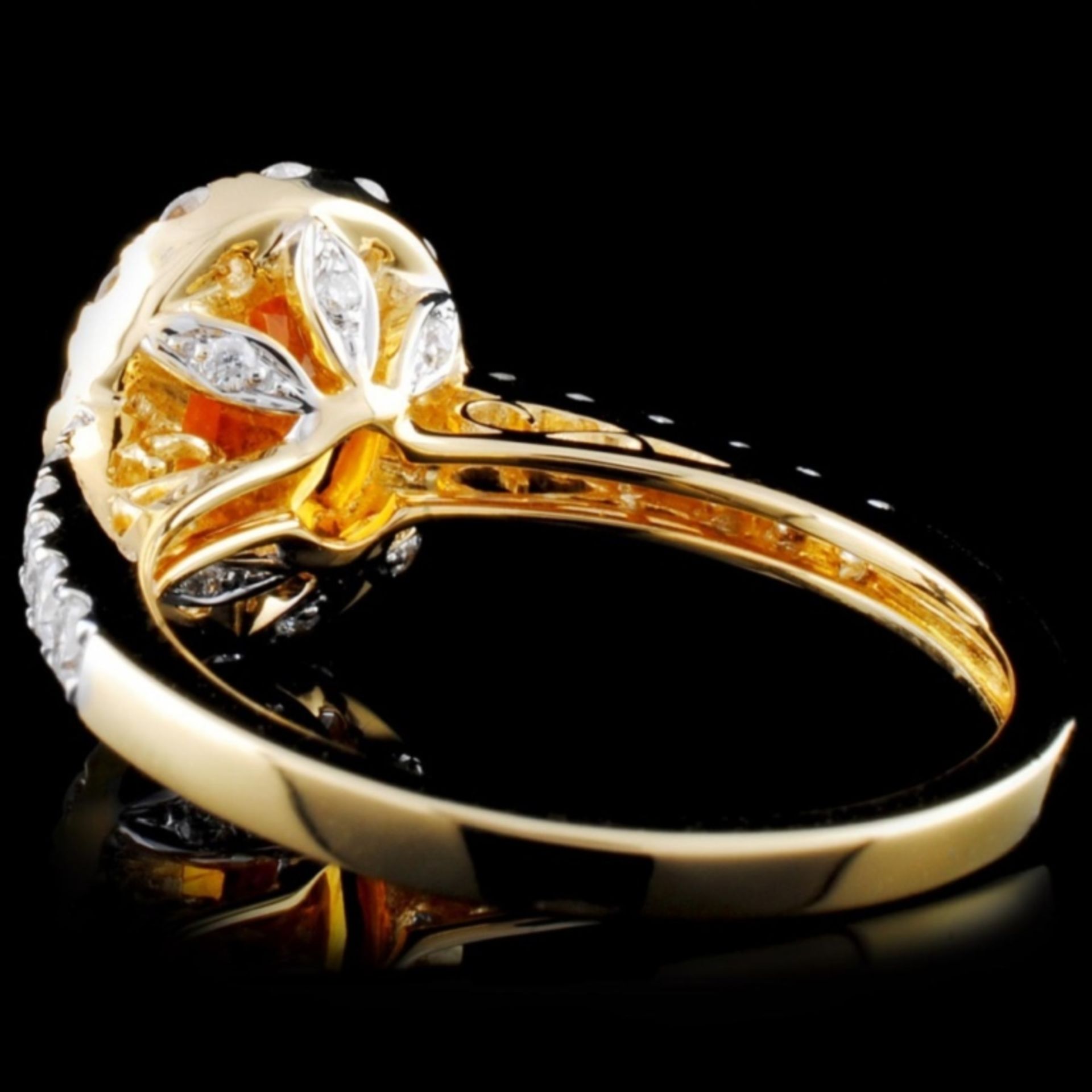 18K Gold 1.44ct Sapphire & 0.73ct Diamond Ring - Image 3 of 4