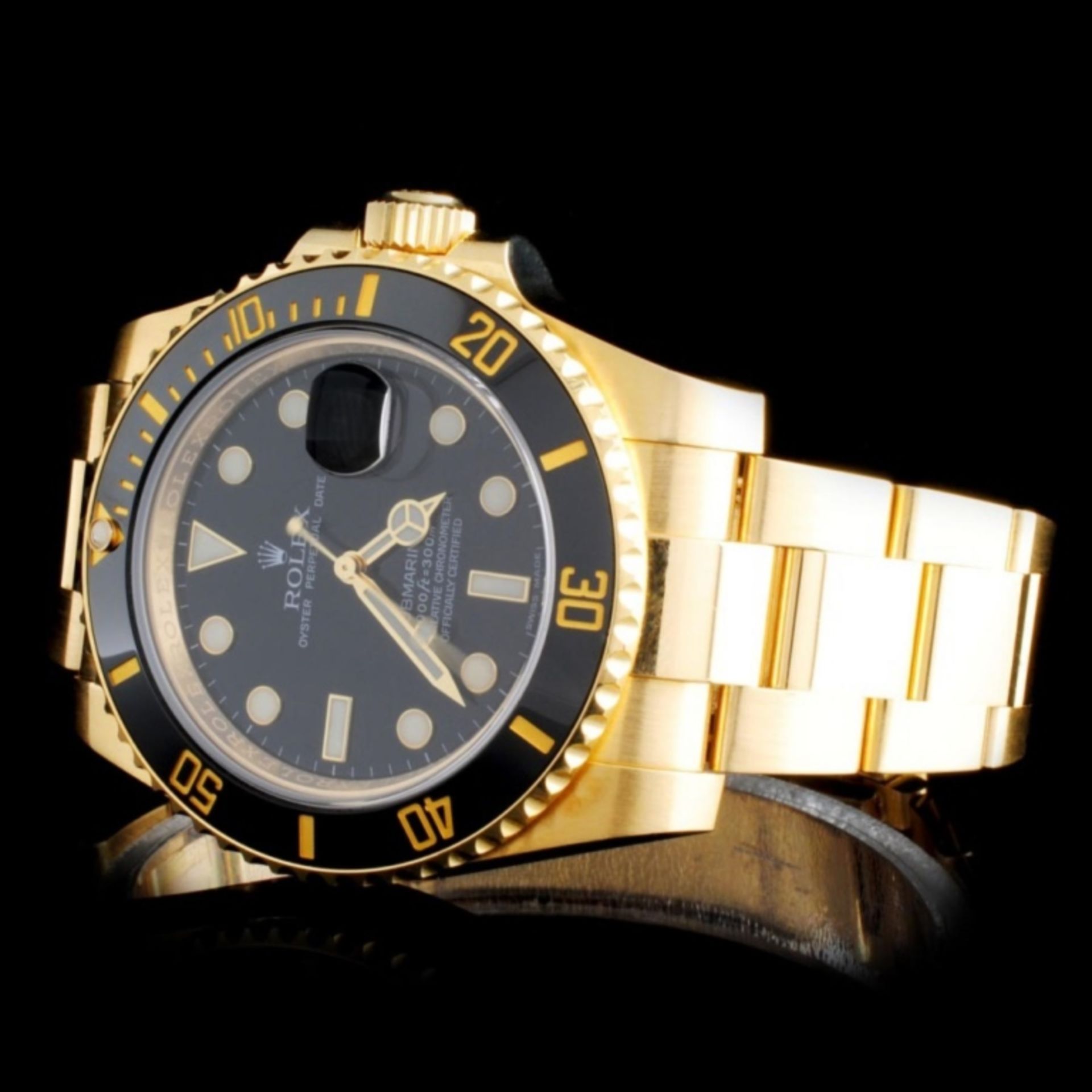 Rolex 18K YG Submariner Men's Watch - Image 2 of 6