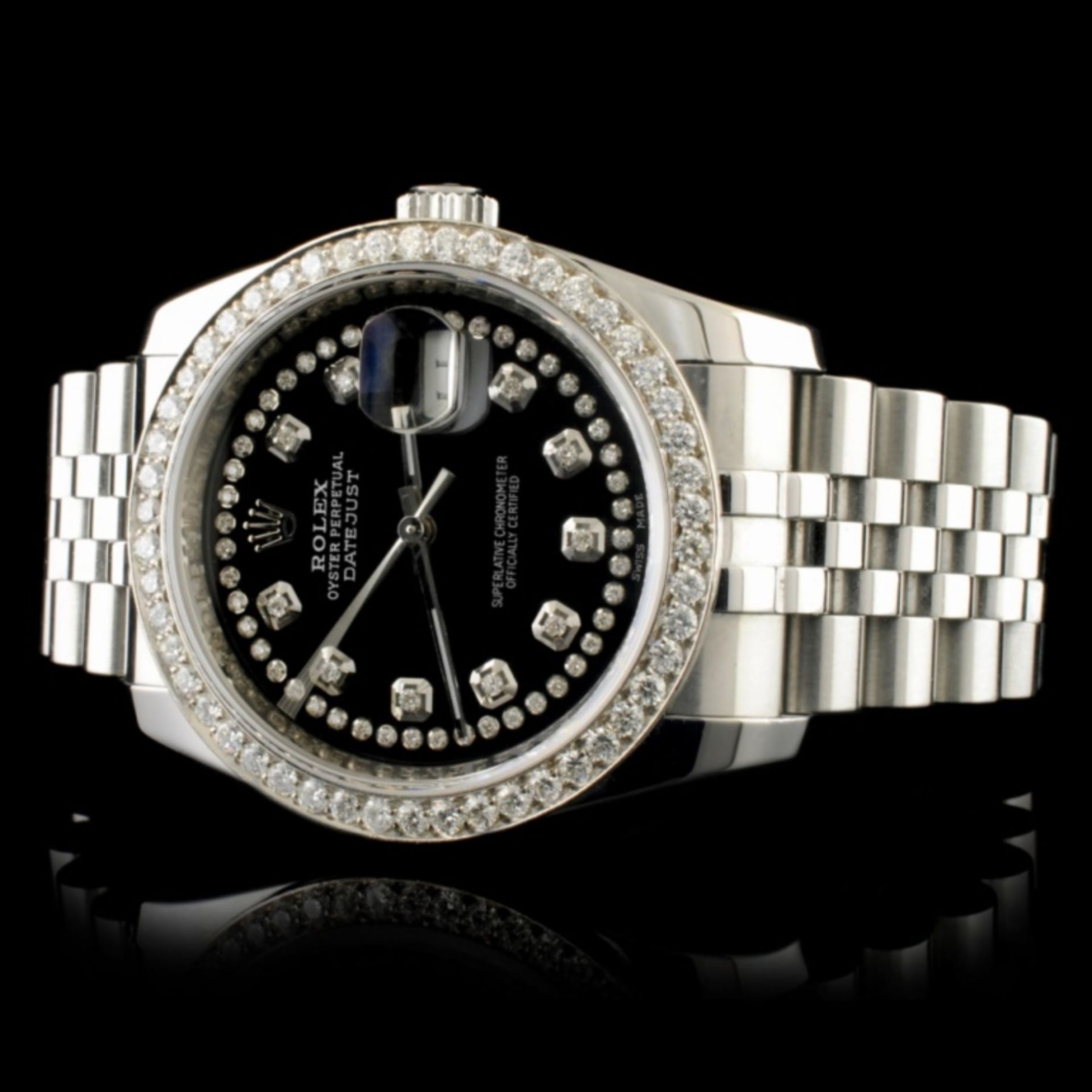 Rolex DateJust 116234 SS 1.35ct Diamond 36MM Watch - Image 2 of 6