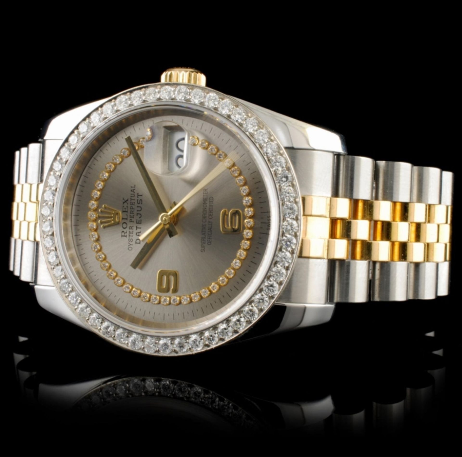 Rolex DateJust 116233 18K YG/SS Diamond 36MM Watch - Image 2 of 7