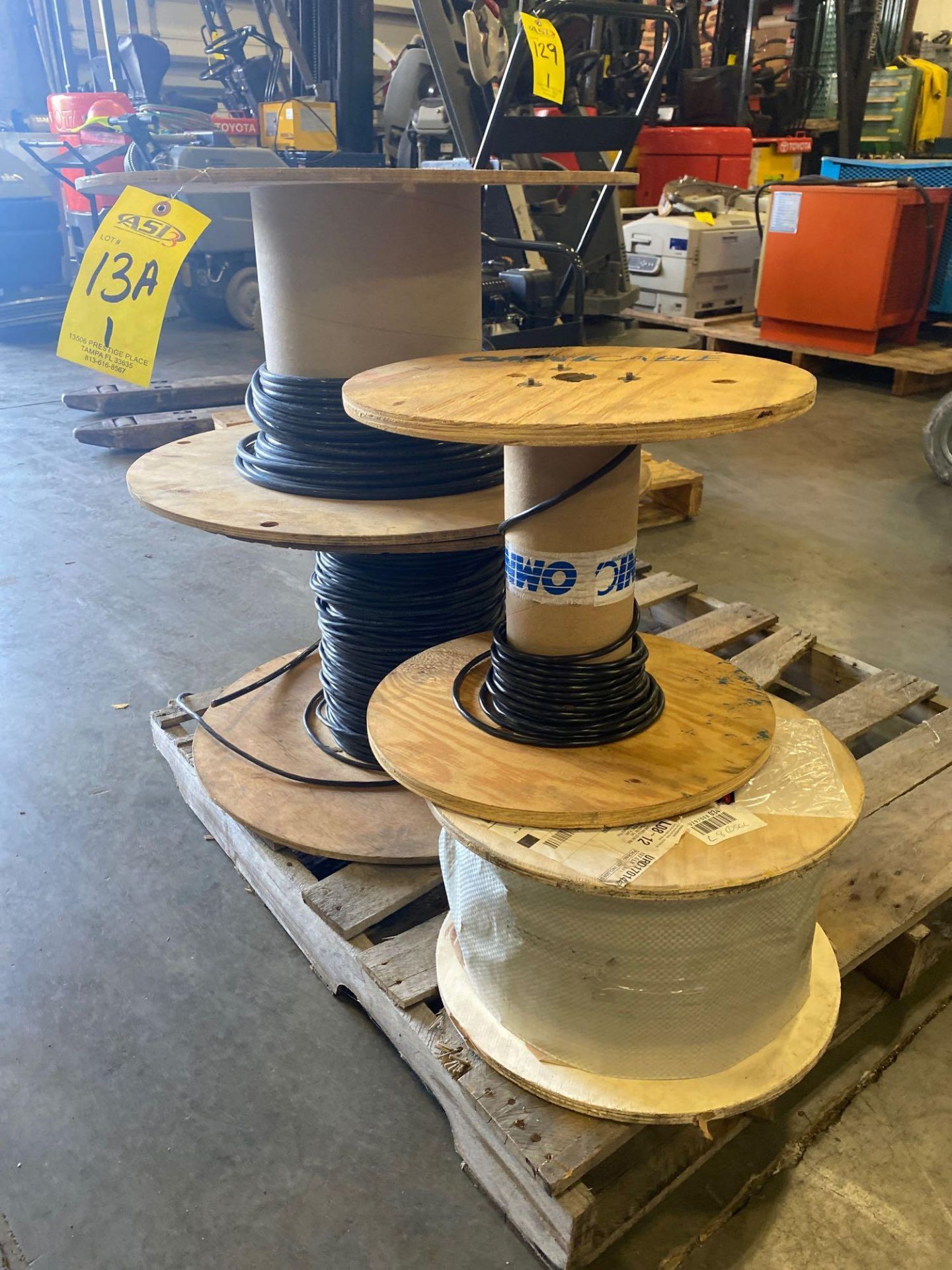 ASSORTED CABLE, STEEL CABLE SPOOL - Image 2 of 8