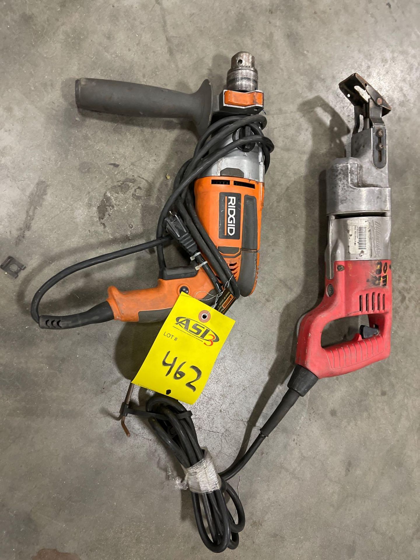 MILWAUKEE RECIPROCAL SAW, RIDGID 1/2” HEAVY DUTY DRILL