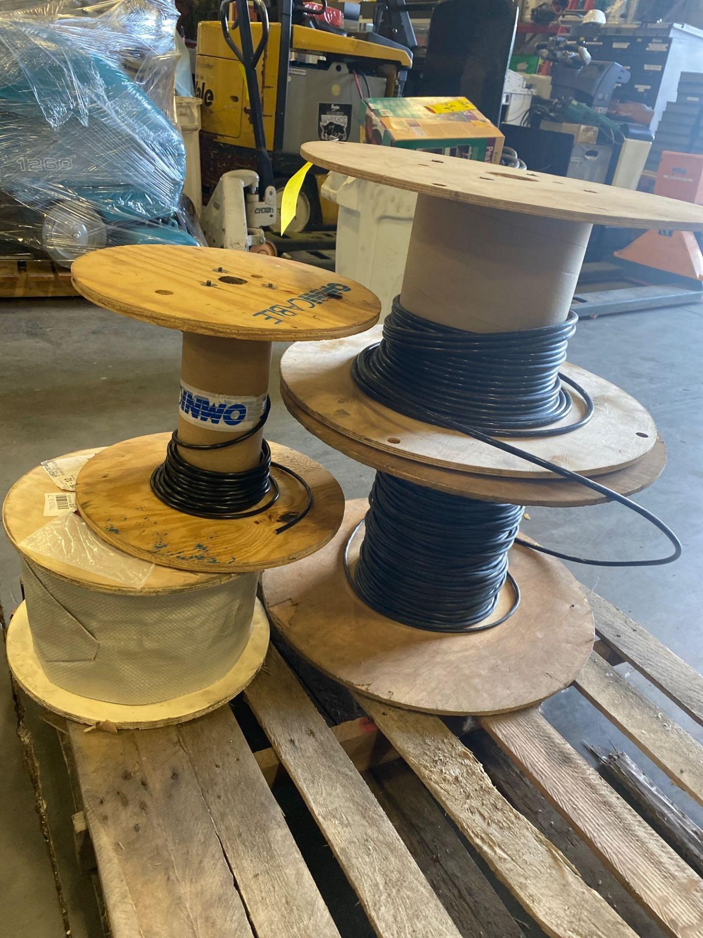ASSORTED CABLE, STEEL CABLE SPOOL - Image 3 of 8