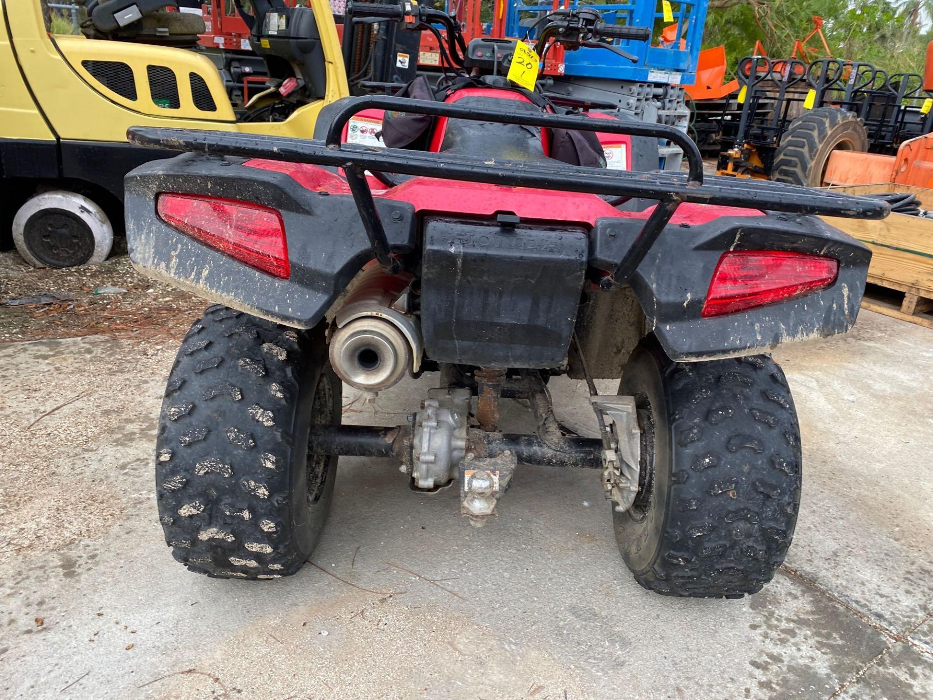 HONDA RANCHER 4 WHEELER, RUNS AND OPERATES - Image 4 of 7