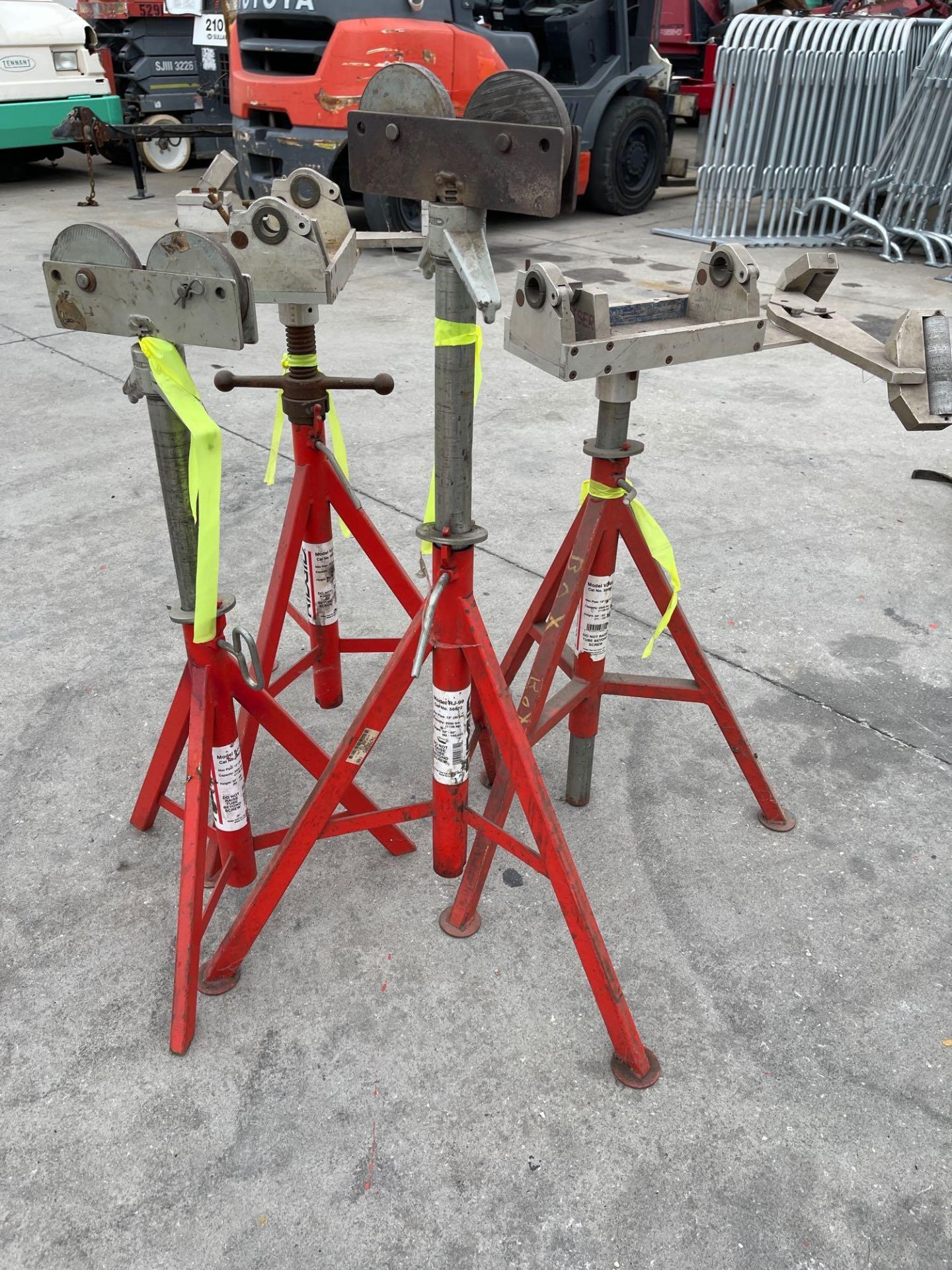 (4) RIGID JACK STANDS, MDL VJ-99, RJ-99