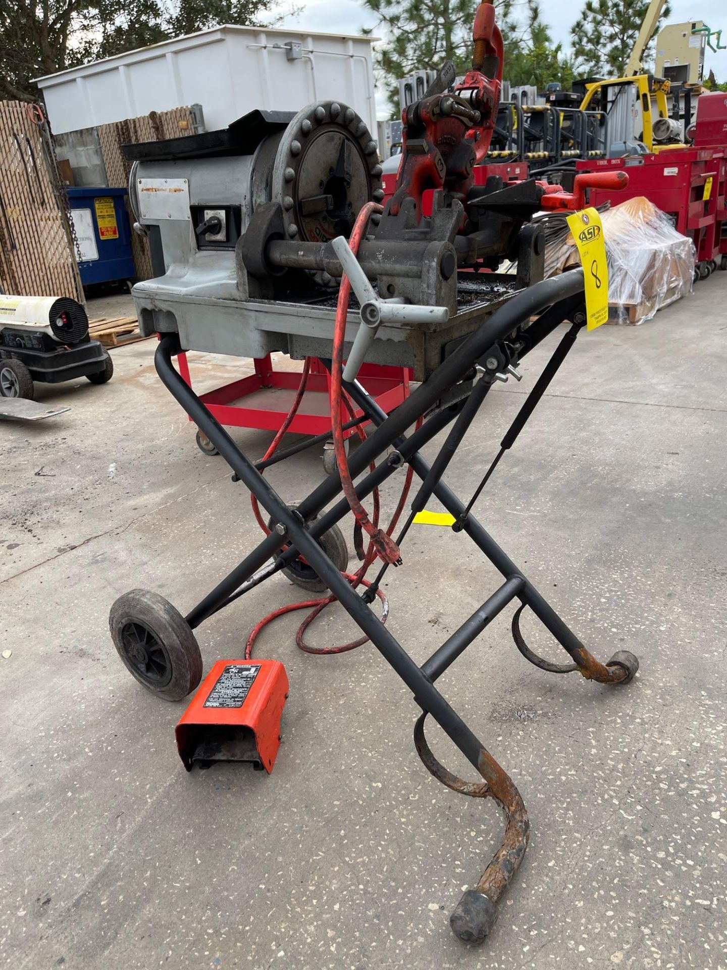 RIDGID 300 COMPACT PIPE THREADER, RIDGID 250 STAND