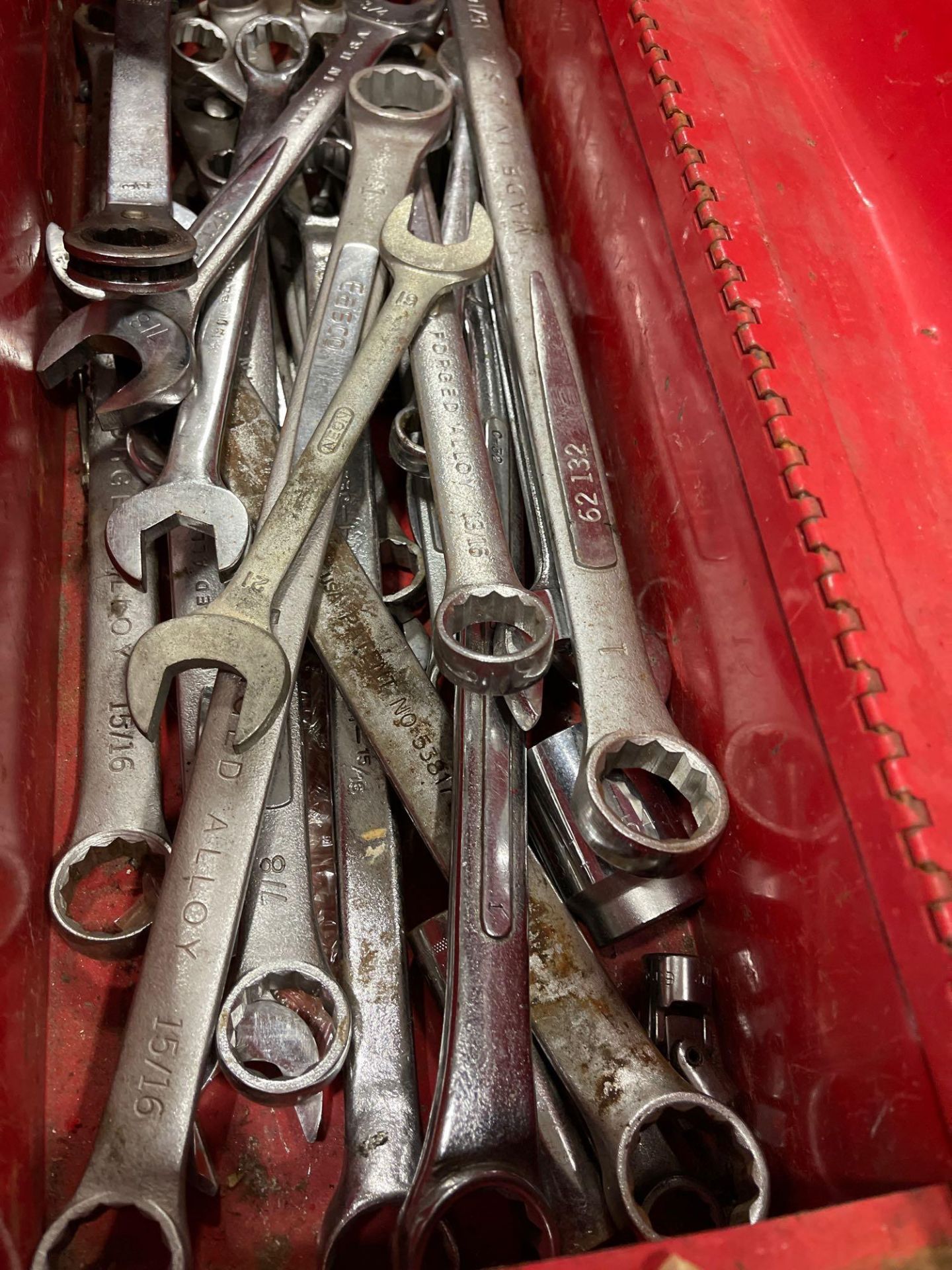 2 TOOLBOXES FULL OF SOCKETS AND WRENCHES - Image 3 of 4