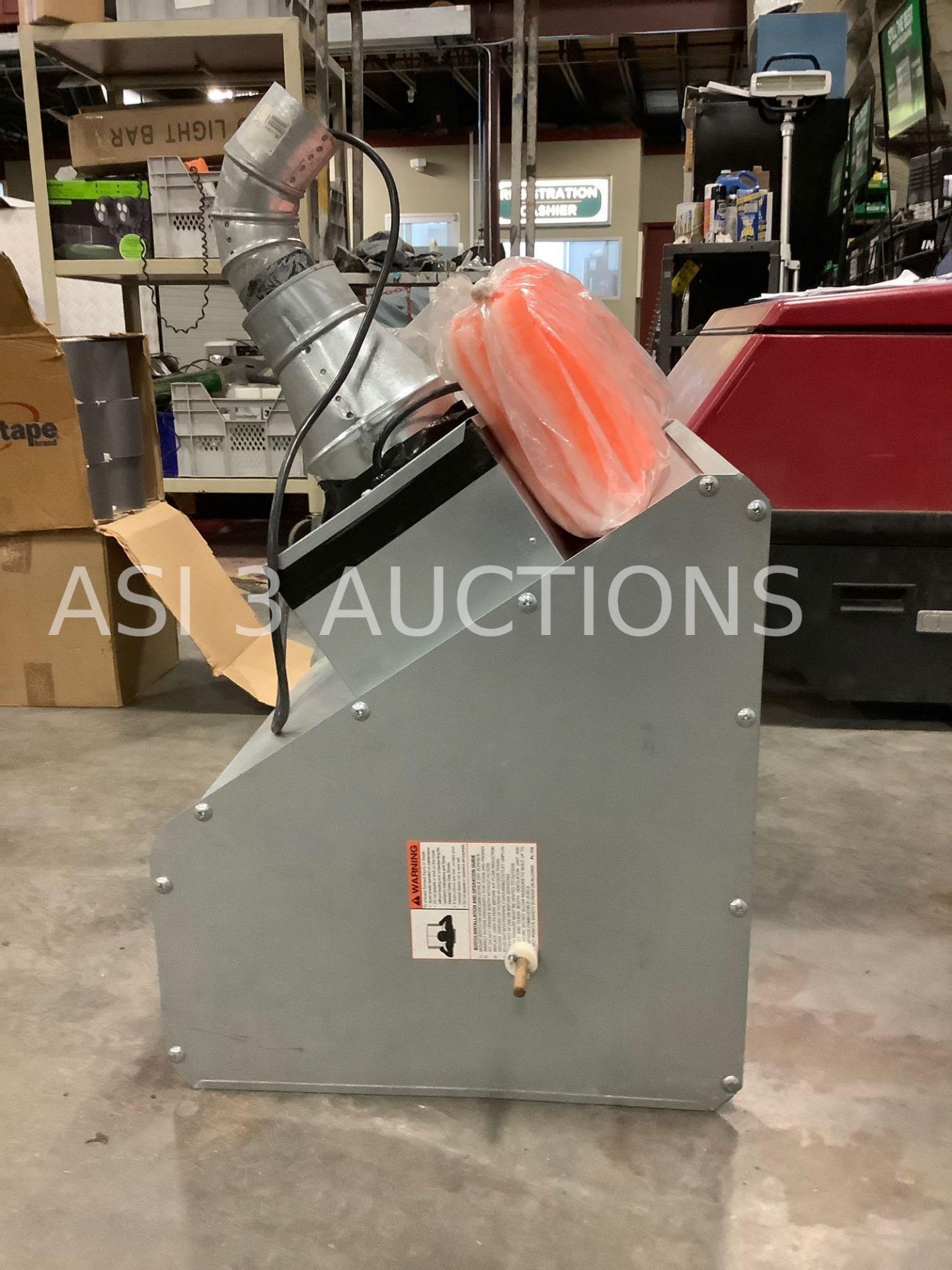 PAASCHE HOBBY SPRAY BOOTH - HSSB-22-16 235 CFM AIR FLOW NOISE DBS 22x20x16 (5250 ) - Image 2 of 4