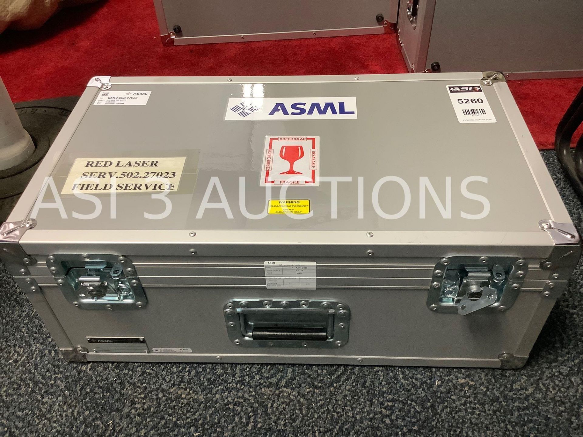 2017 ASML CB 17 PLANT KR30 SERV 502.27023 FIELD SERVICE OFF AXIS RED LASER POWER (maw) 15.21 (3.84) - Image 6 of 7