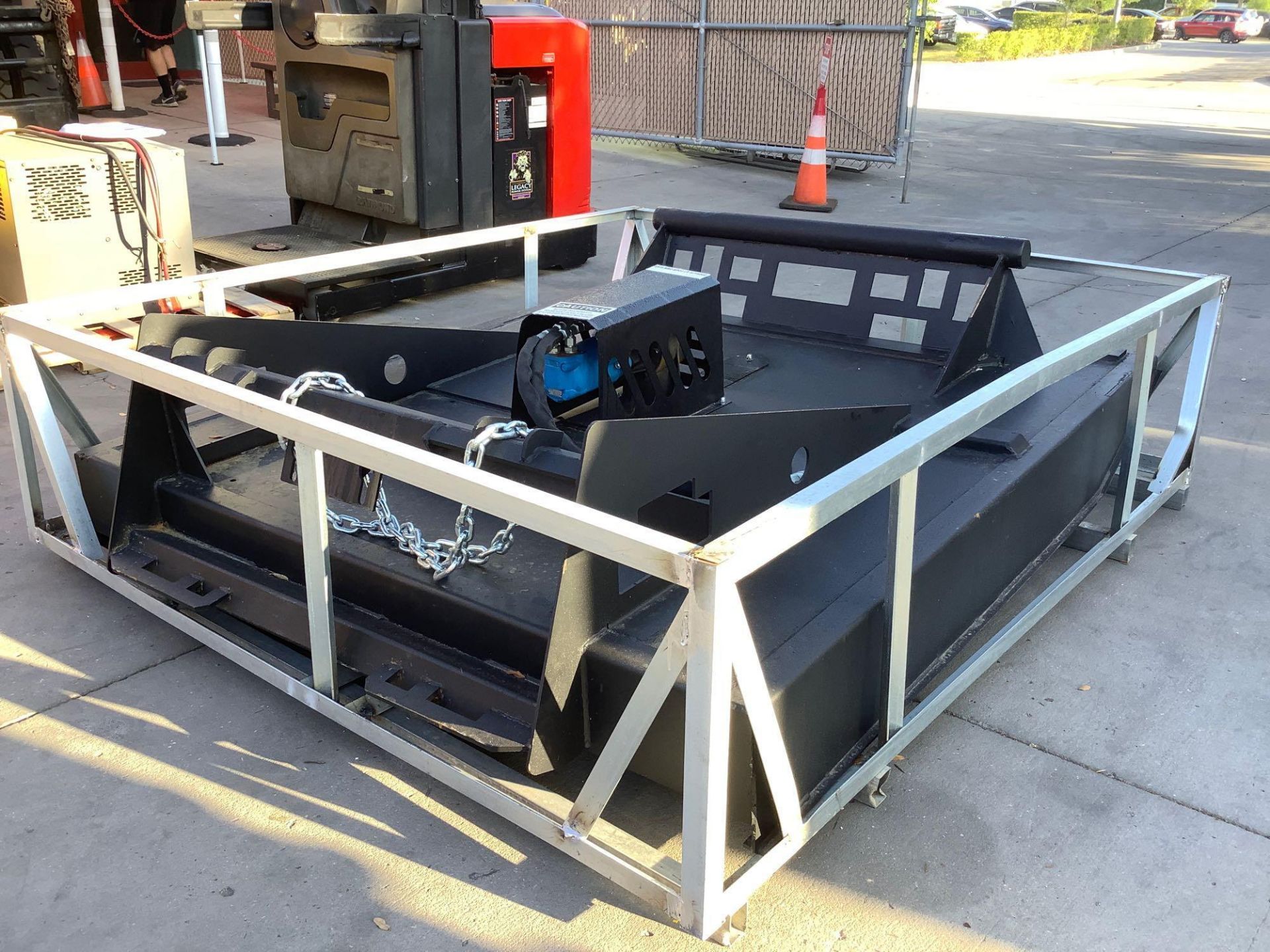 UNUSED 70IN WIDE SKID STEER BRUSH CUTTER - Image 7 of 7