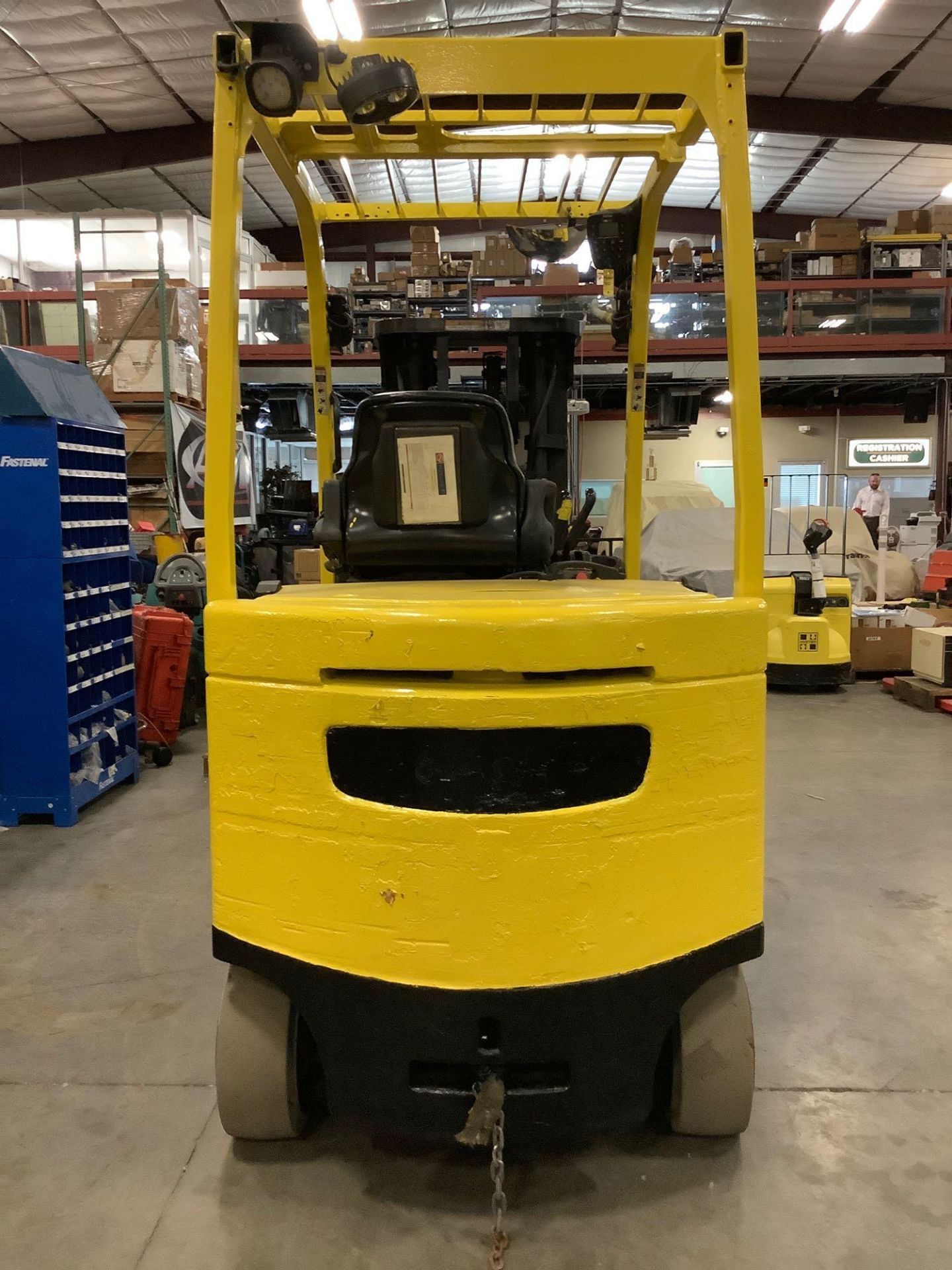 2014 HYSTER E80XN ELECTRIC FORKLIFT, 8,000 LB CAPACITY, 120.1" HEIGHT CAP, TILT, SIDE SHIFT, 36V - Image 3 of 10