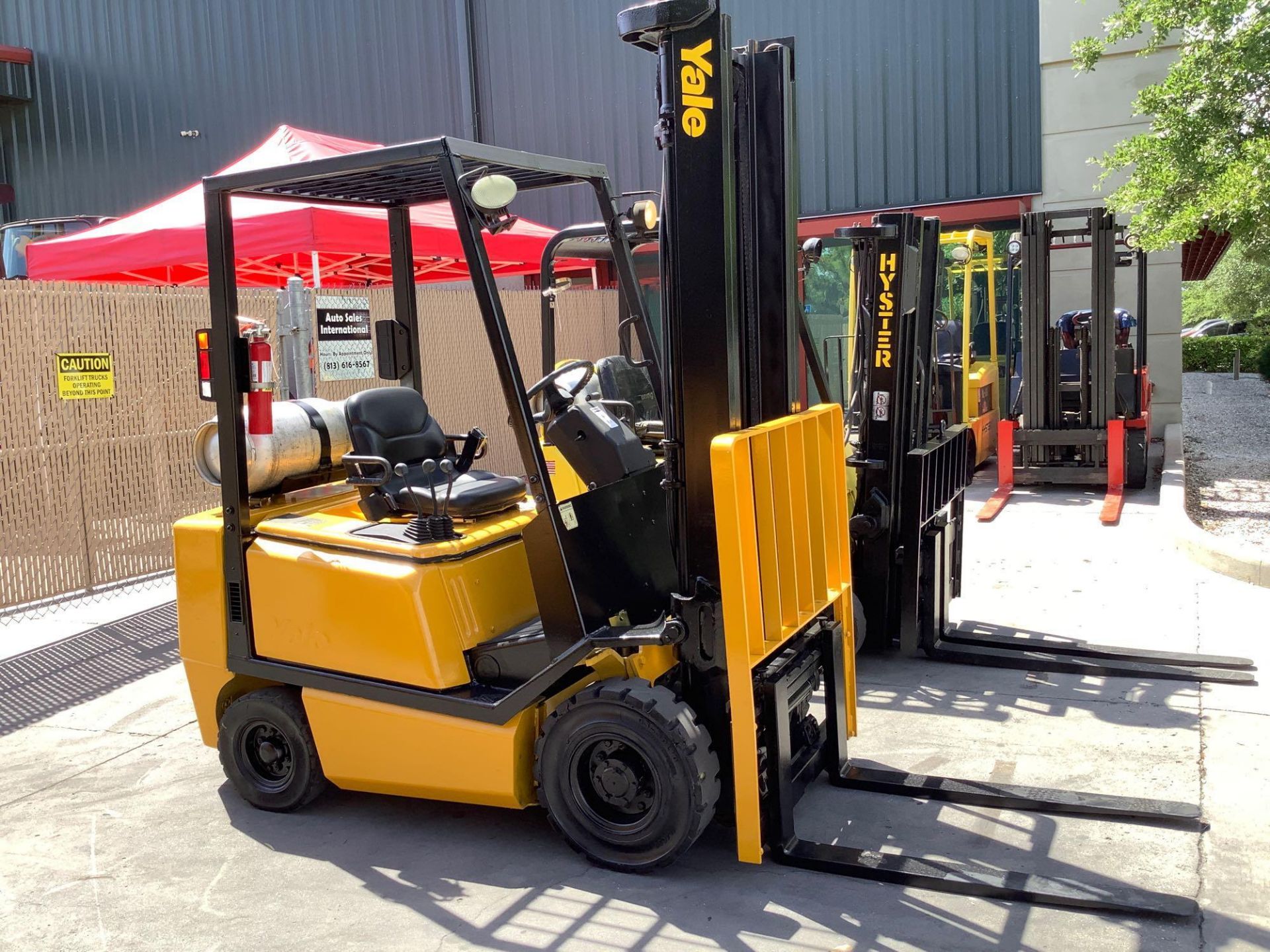 YALE LP FORKLIFT MODEL GLP040AFNUAV096 ,APPROX LOAD CAPACITY 4, 000 LBS - Image 6 of 13