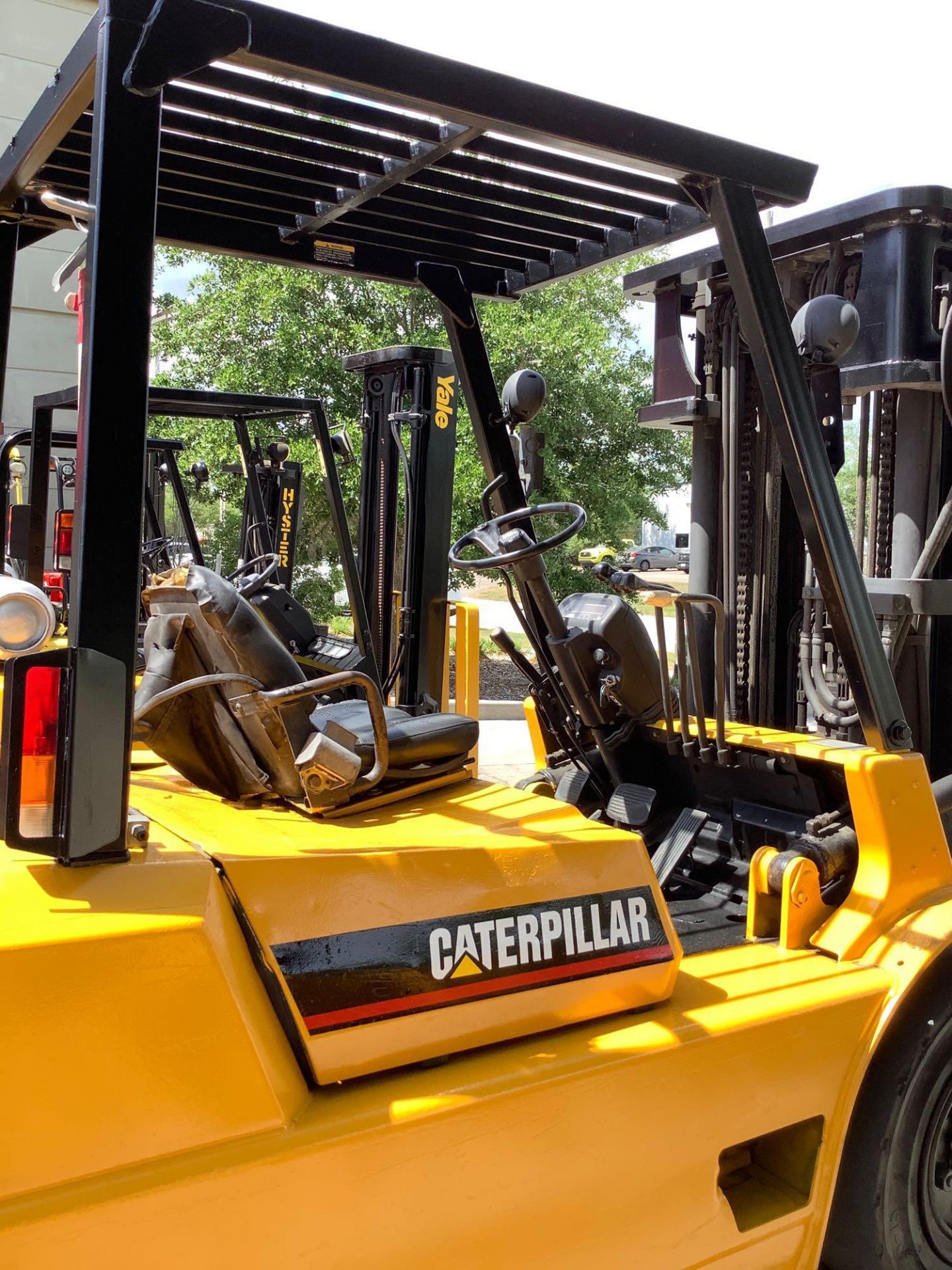 JCB ROUGH TERRAIN FORKLIFT MODEL 930, DIESEL, APPROX MAX CAPACITY 6000LBS - Image 7 of 9