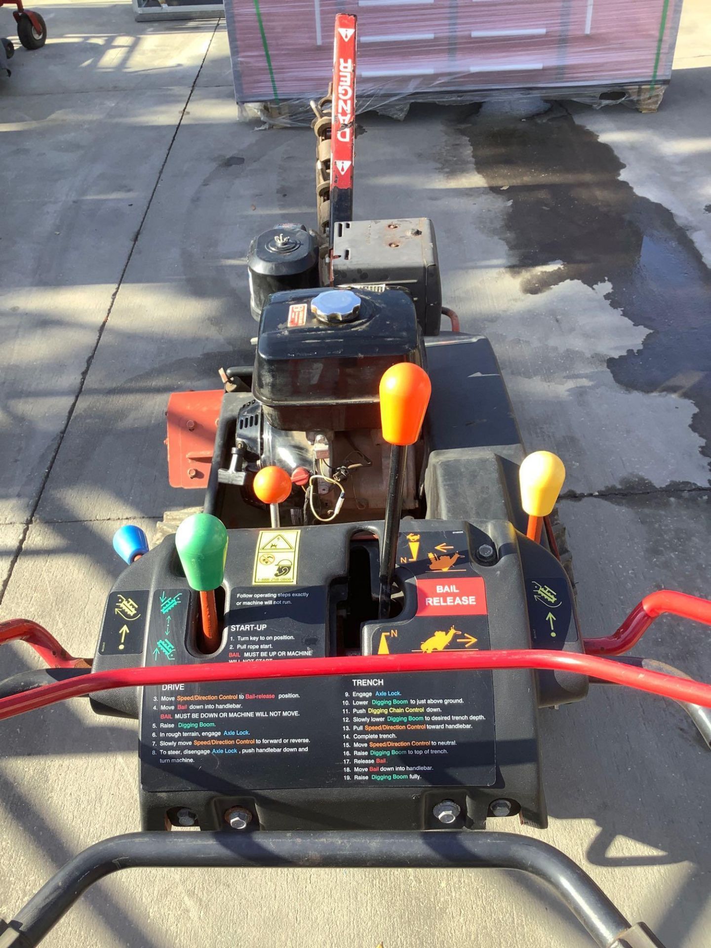 DITCH WITCH WALK BEHIND TRENCHER MODEL 1030, GAS POWERED, RUNS & OPERATES - Image 11 of 11