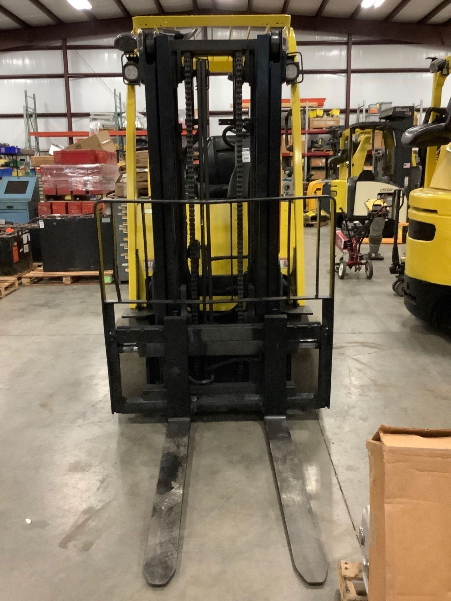 2014 HYSTER E80XN ELECTRIC FORKLIFT, 8,000 LB CAPACITY, 120.1" HEIGHT CAP, TILT, SIDE SHIFT, 36V - Image 7 of 10