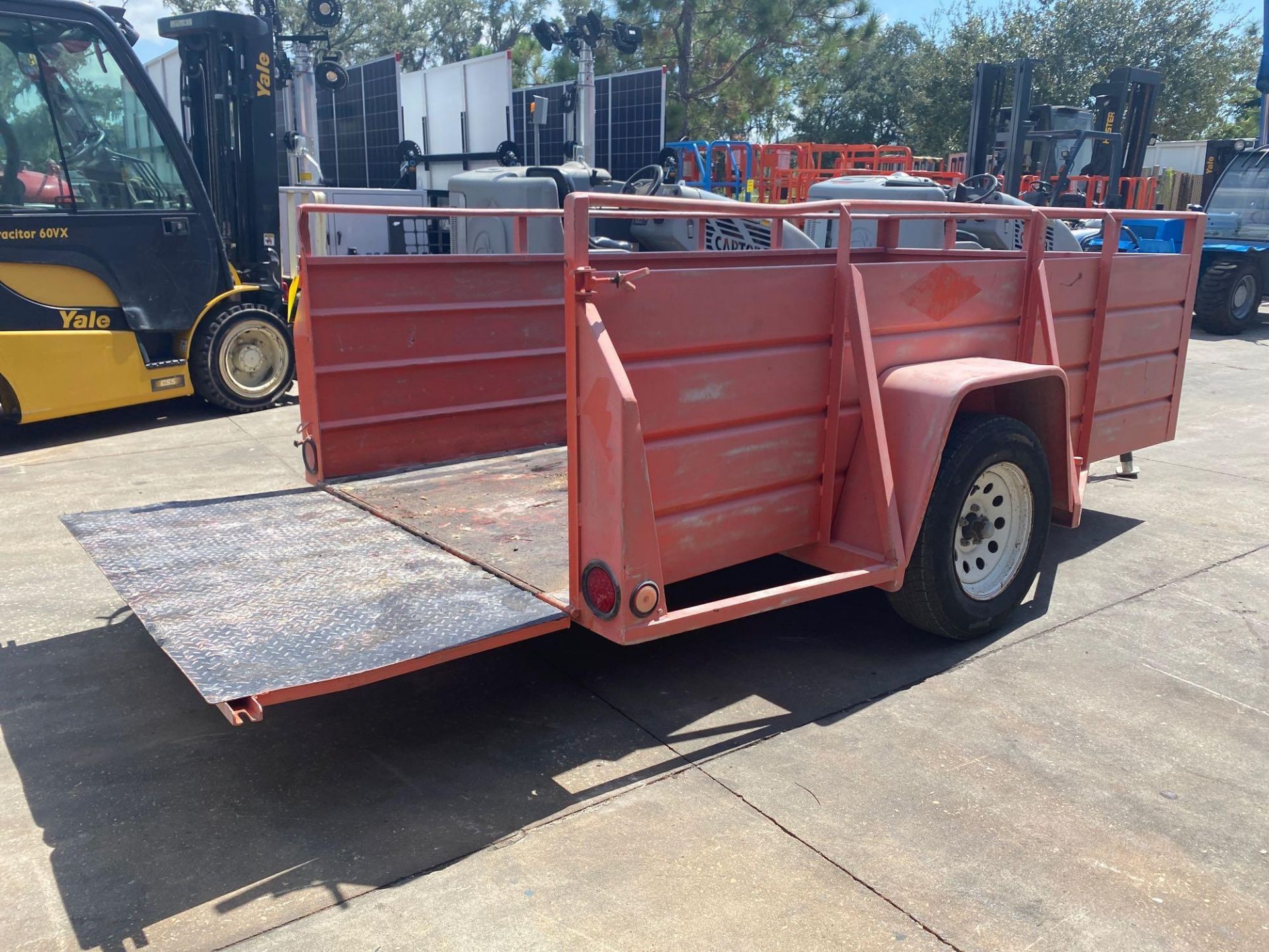 2010 UTILITY TRAILER, SINGLE AXLE, 6' X 14', BILL OF SALE ONLY - Image 2 of 7