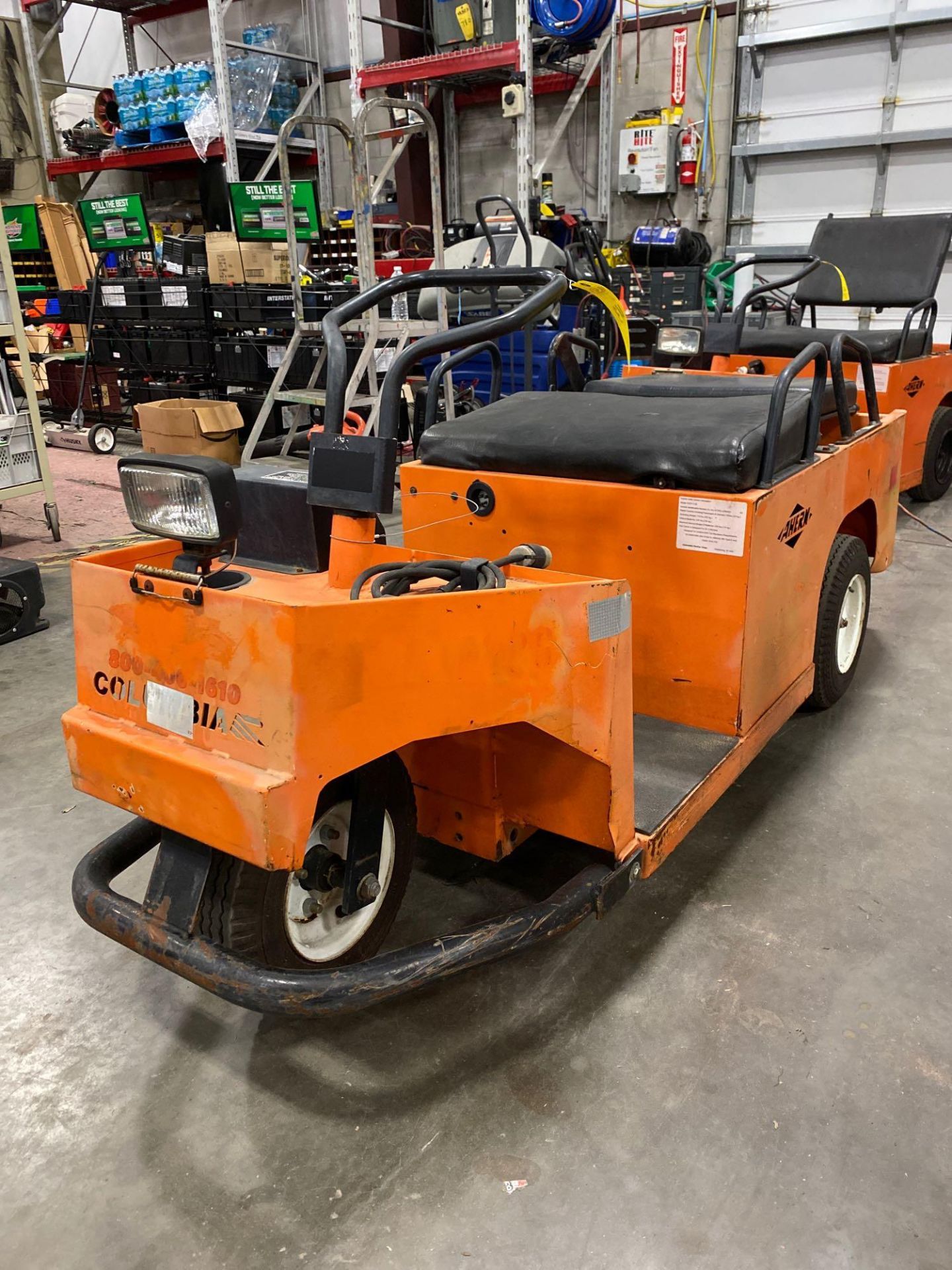 2013 COLUMBIA EX21-T-24 UTILITY VEHICLE, ELECTRIC POWERED, BUILT IN BATTERY CHARGER, FOLD BACK SEAT