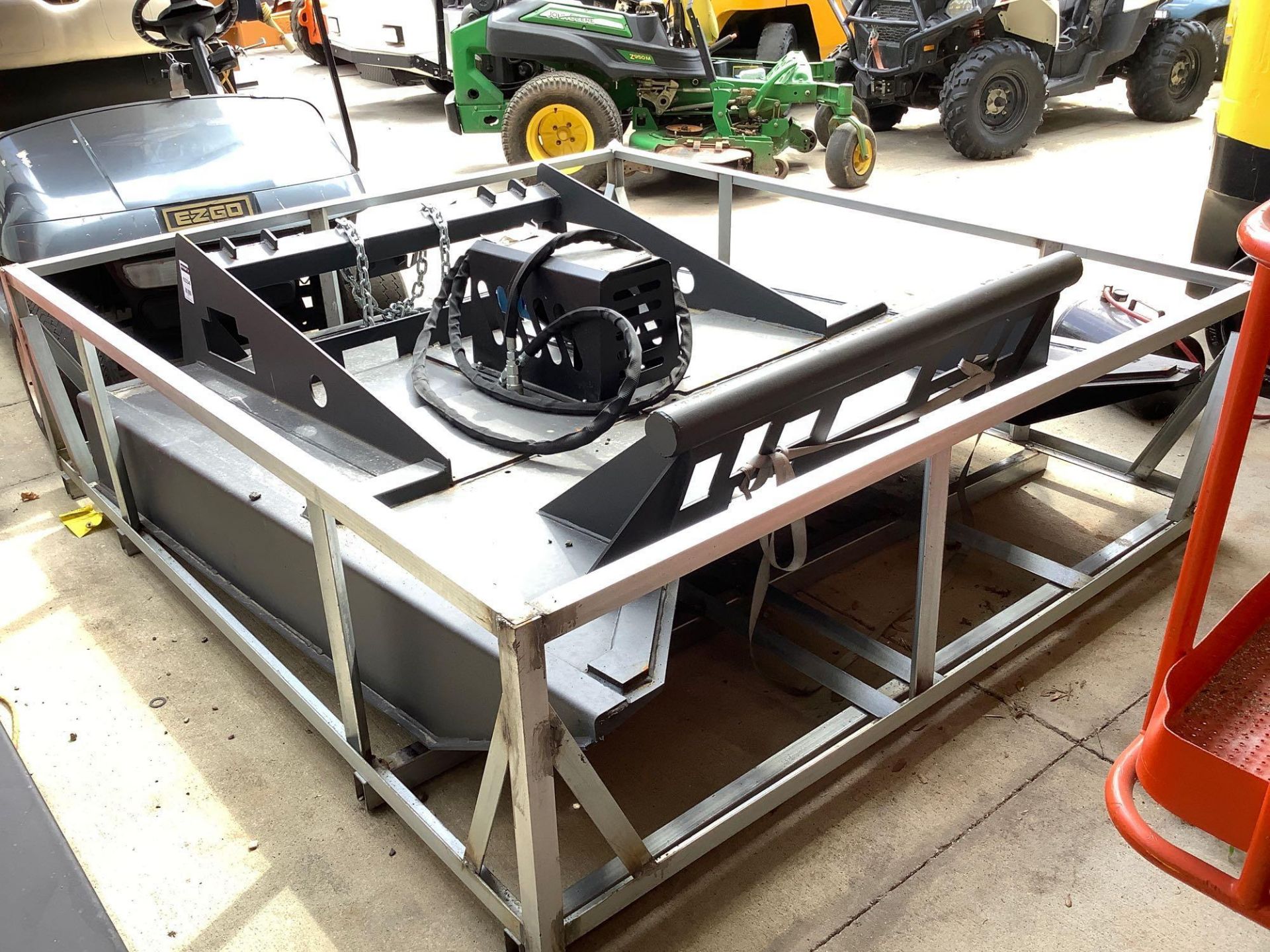 UNUSED BRUSH CUTTER ATTACHMENT FOR SKID STEER, APPROX 70IN WIDE x 80IN LONG - Image 4 of 6