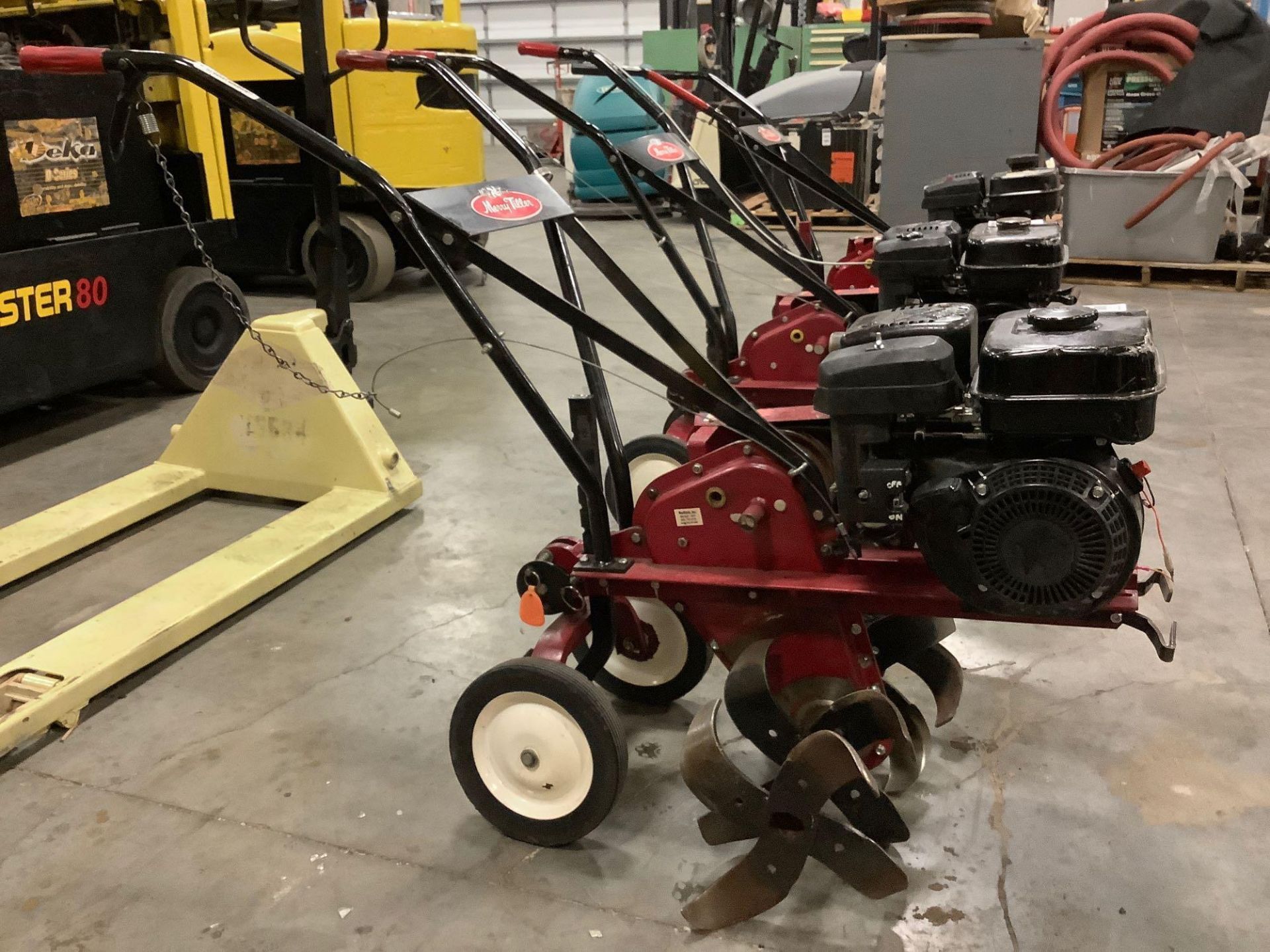 MERRY TILLER FORWARD ROTATING MID-TINE TILLER, GAS POWERED, RUNS & OPERATES - Image 5 of 7