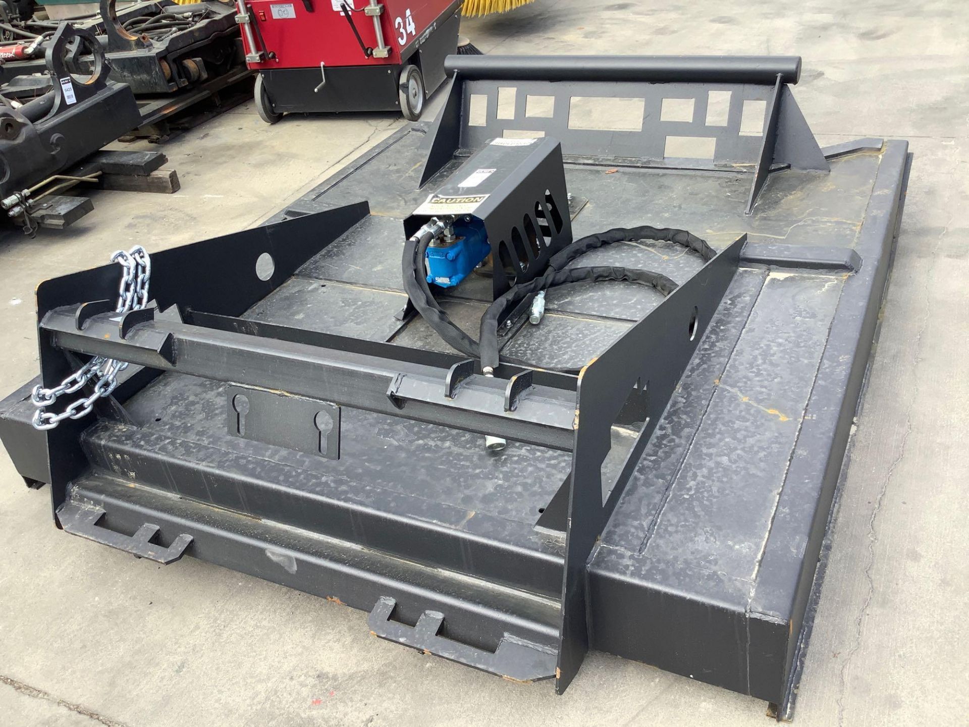 UNUSED MOWER ATTACHMENT FOR SKID STEER APPROX 70” W X 77” L - Image 7 of 8