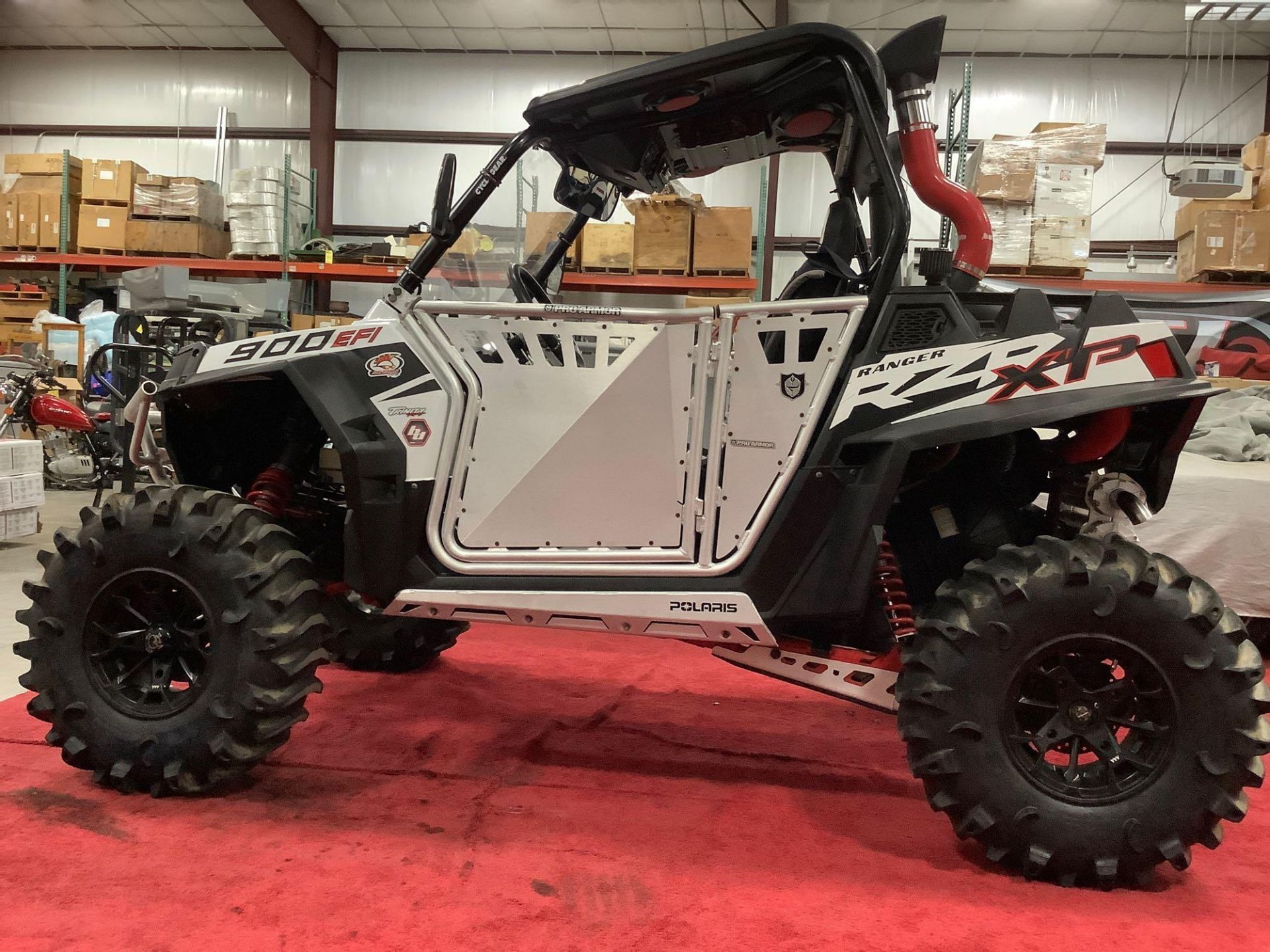 POLARIS RANGER RZR XP 900, TRINITY STAGE 5 RACING MUFFLER, SNORKEL INTAKE, CRUNCH 900 WATTS AMPLIFY - Image 4 of 22