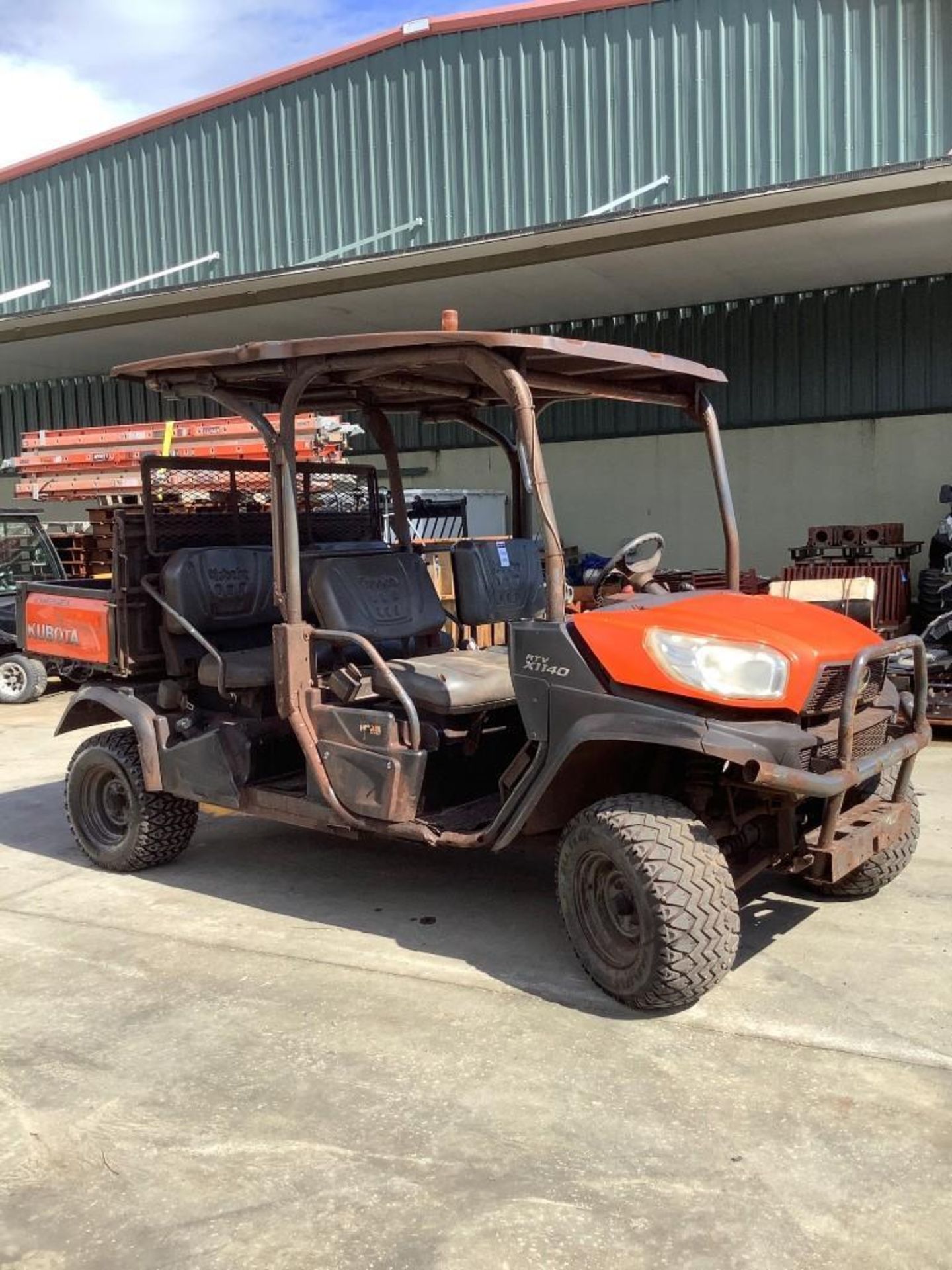 2016 KUBOTA UTV MODEL RTV-X1140, DIESEL, KUBOTA ENGINE, CREW CAB, HYDRAULIC DUMP BED - Image 7 of 13