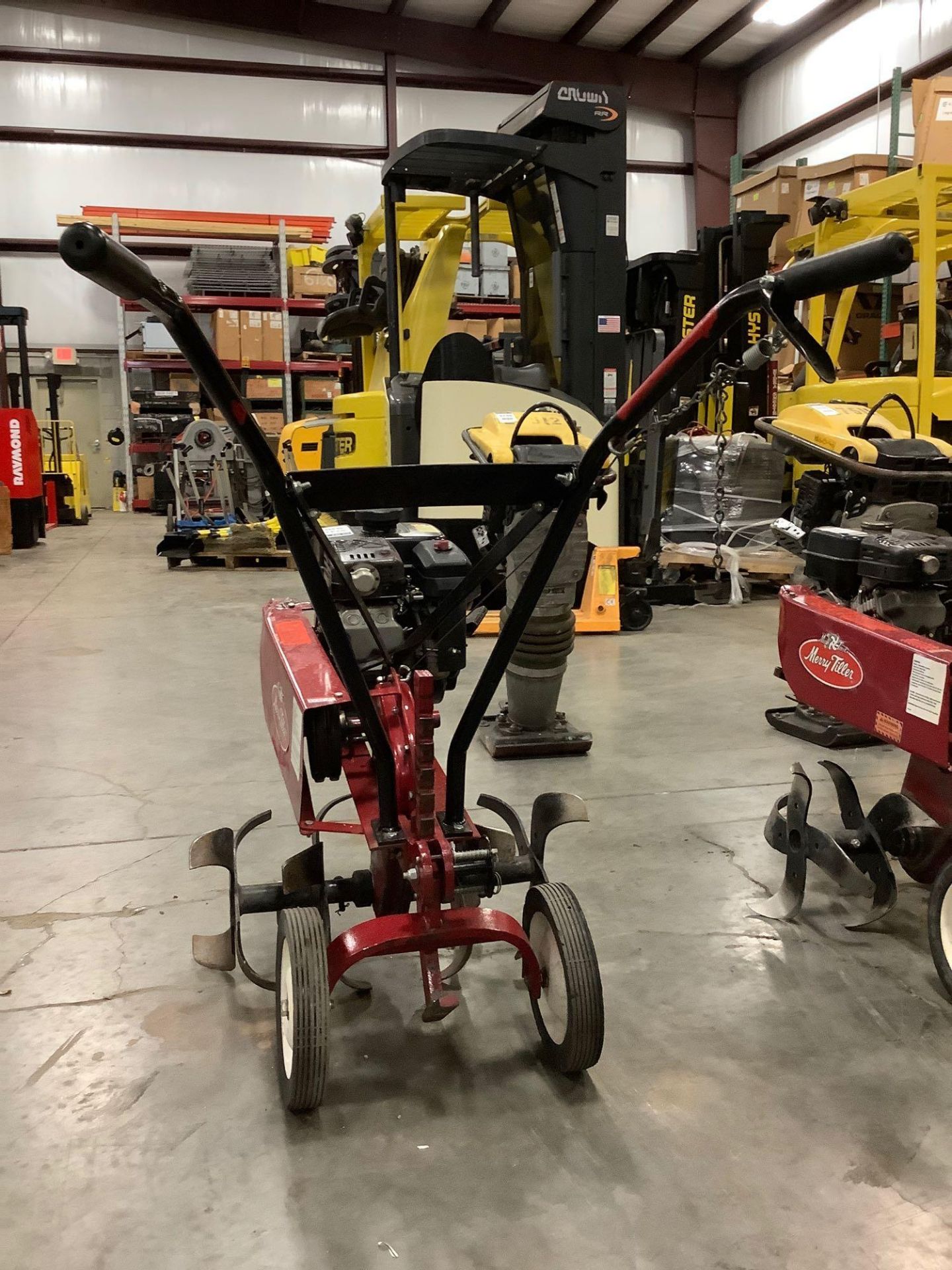 MERRY TILLER FORWARD ROTATING MID-TINE TILLER, GAS POWERED, RUNS & OPERATES - Image 6 of 7