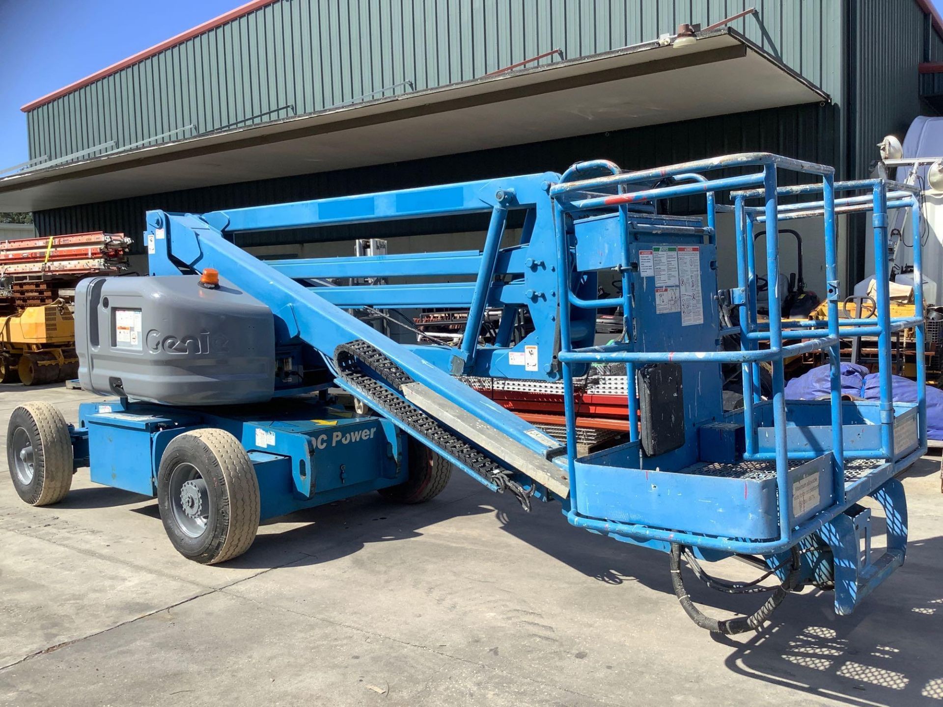 GENIE BOOM LIFT MODEL Z-45/25, DIESEL, APPROX MAX PLATFORM HEIGHT 45FT, APPROX MAX PLATFORM REACH 24