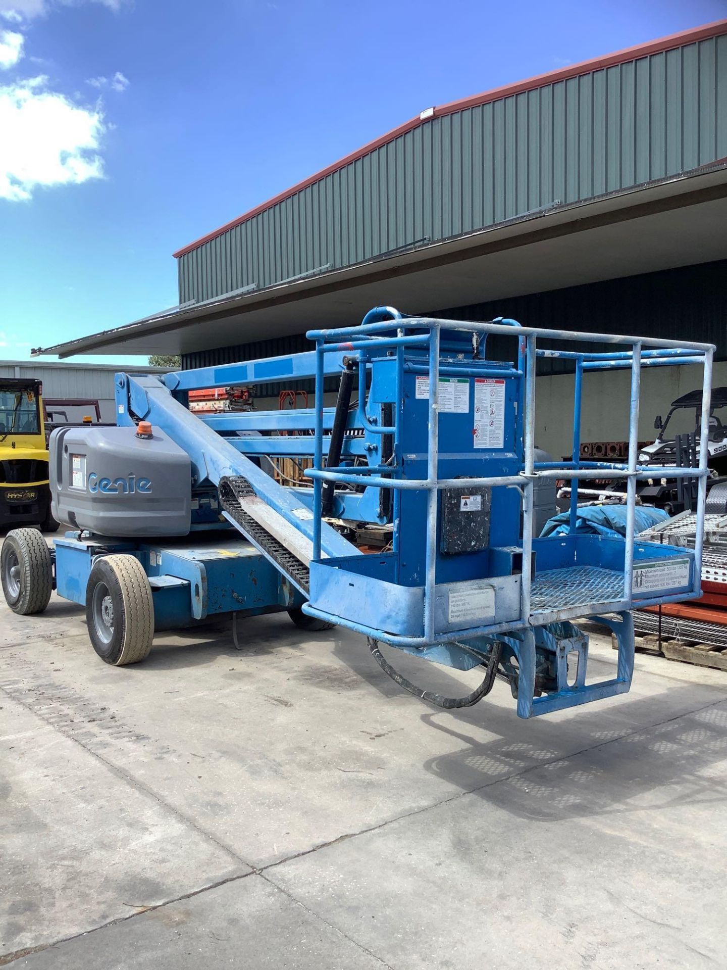 GENIE BOOM LIFT MODEL Z-45/25, DIESEL, APPROX MAX PLATFORM HEIGHT 45FT, APPROX MAX PLATFORM REACH 24 - Image 3 of 14