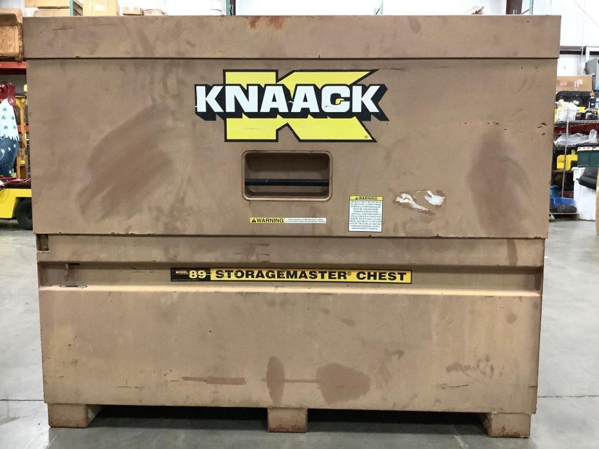KNAACK STORAGEMASTER CHEST MODEL 89 WITH CONTENTS, APPROX 50IN TALL x 60IN LONG x 30IN WIDE - Image 2 of 10