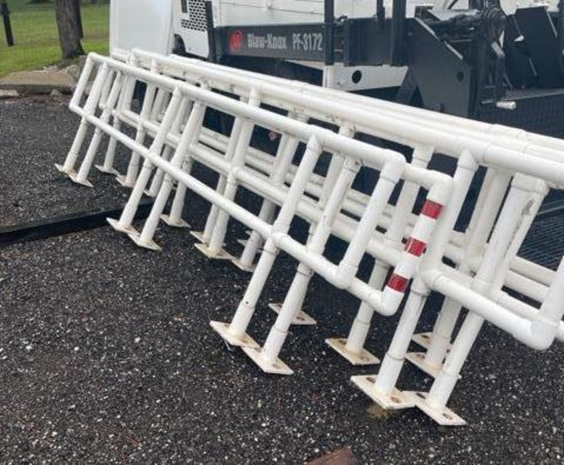 APPROXIMATELY 220 LF 42" PVC HAND RAILS