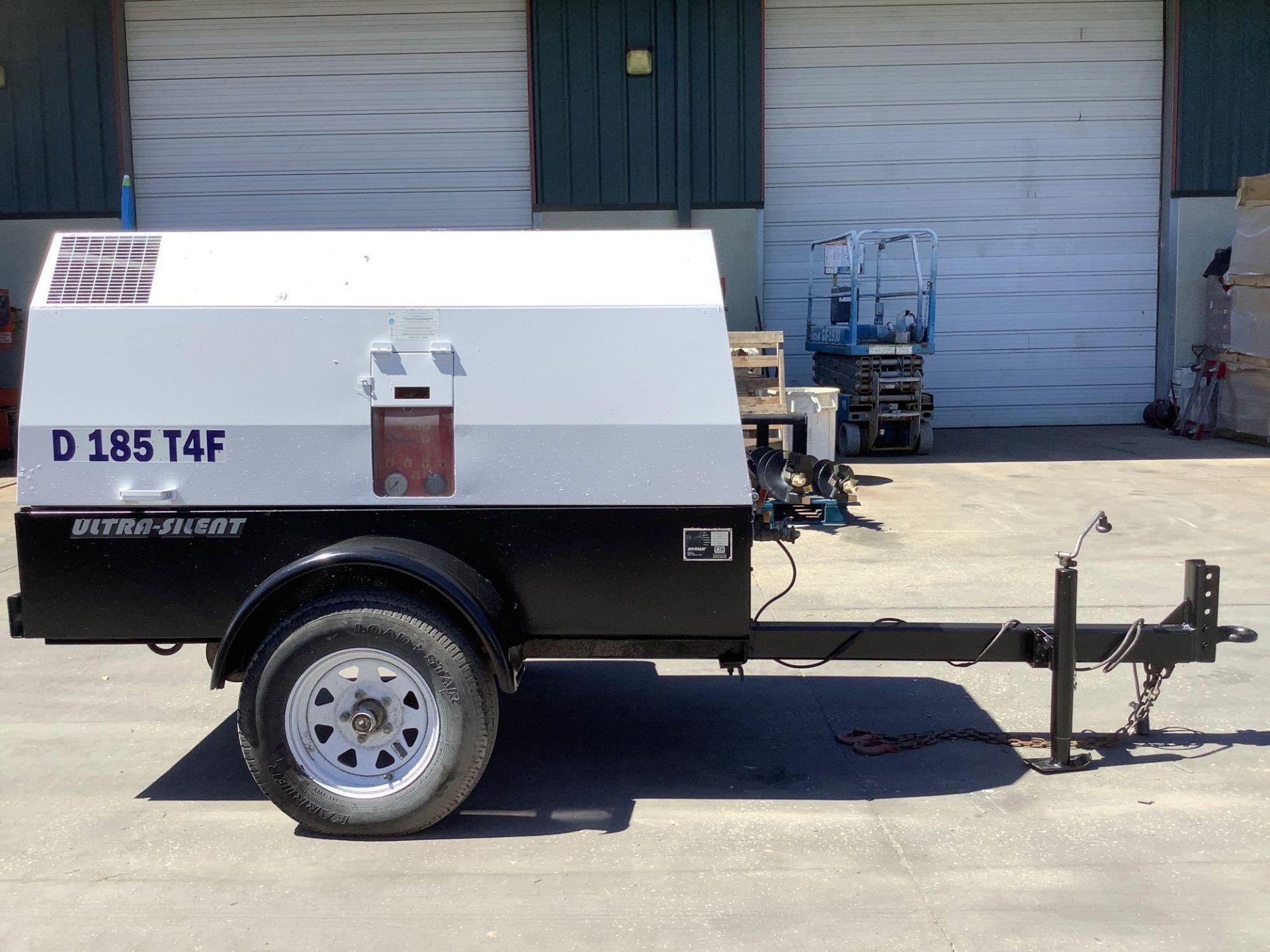 2016 ROTAIR ULTRA SILENT AIR COMPRESSOR MODEL D185T4F, TRAILER MOUNTED, DIESEL, KOHLER ENGINE, APPRO - Image 7 of 16