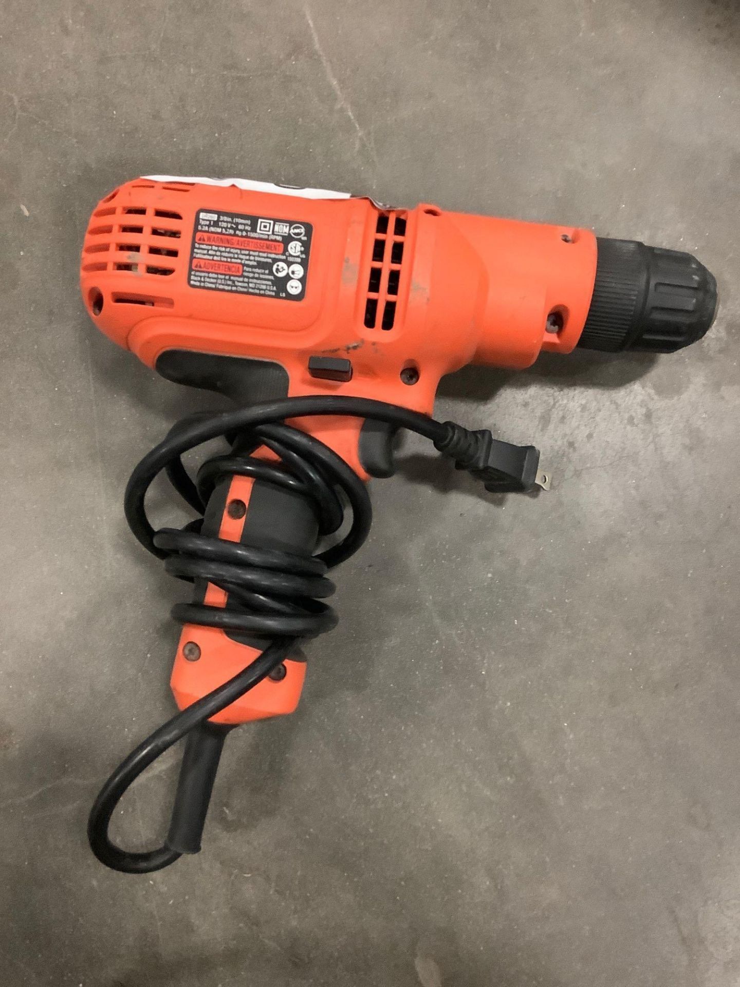 BLACK + DECKER 5.2A DRILL MODEL DR260, TYPE 1, APPROX 120 VOLTS, APPROX 60HZ - Image 4 of 5