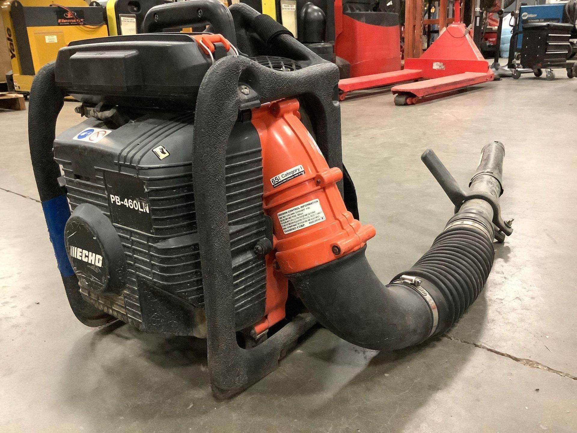 ECHO BACKPACK BLOWER MODEL PB-460 LN , GAS POWERED , RUNS AND OPERATES - Image 2 of 6