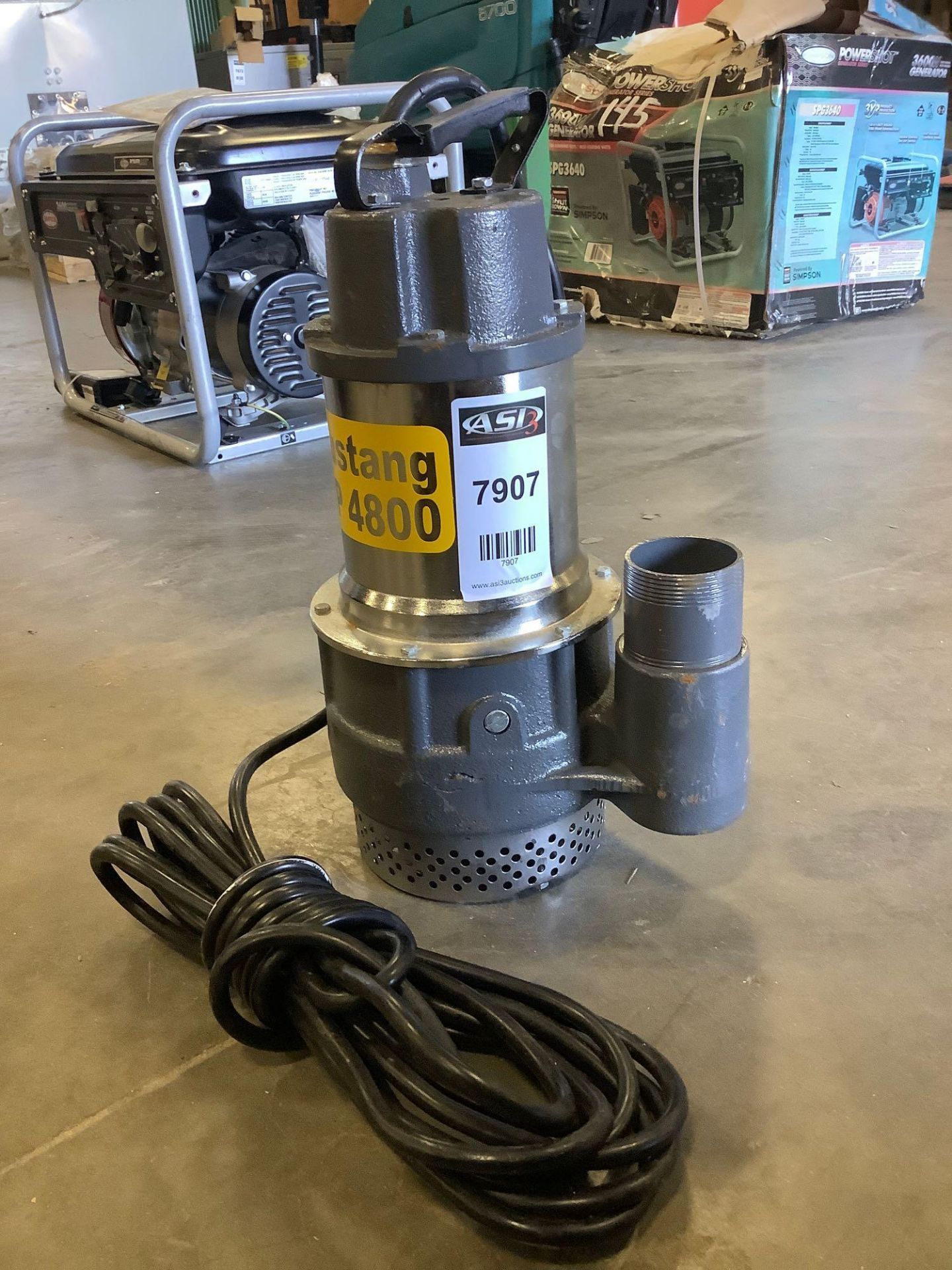 SUBMERSIBLE MUSTANG MP4800 PUMP - Image 2 of 4