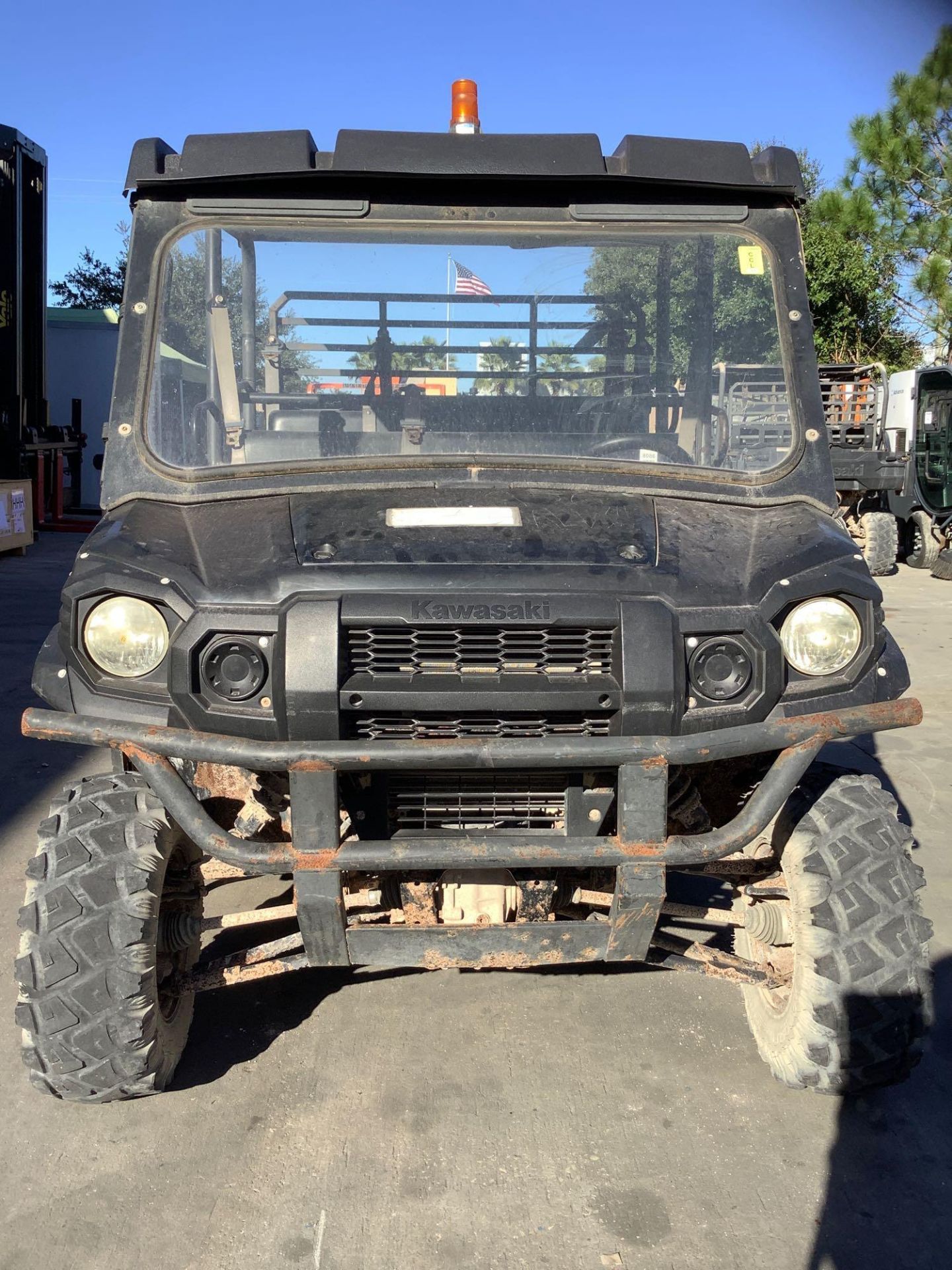 2016 KAWASAKI MULE PRO-DXT ATV, DIESEL, 4x4, CREW CAB, ELECTRIC POWER STEERING, 4WD, BALL HITCH, HAS - Image 9 of 15