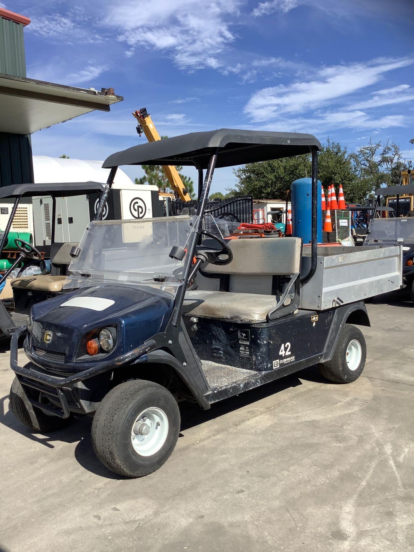 2016 CUSHMAN TEXTRON GOLF CART MODEL CSH HAUL 1200 G, GAS POWERED, MANUAL DUMP BED - Image 8 of 13