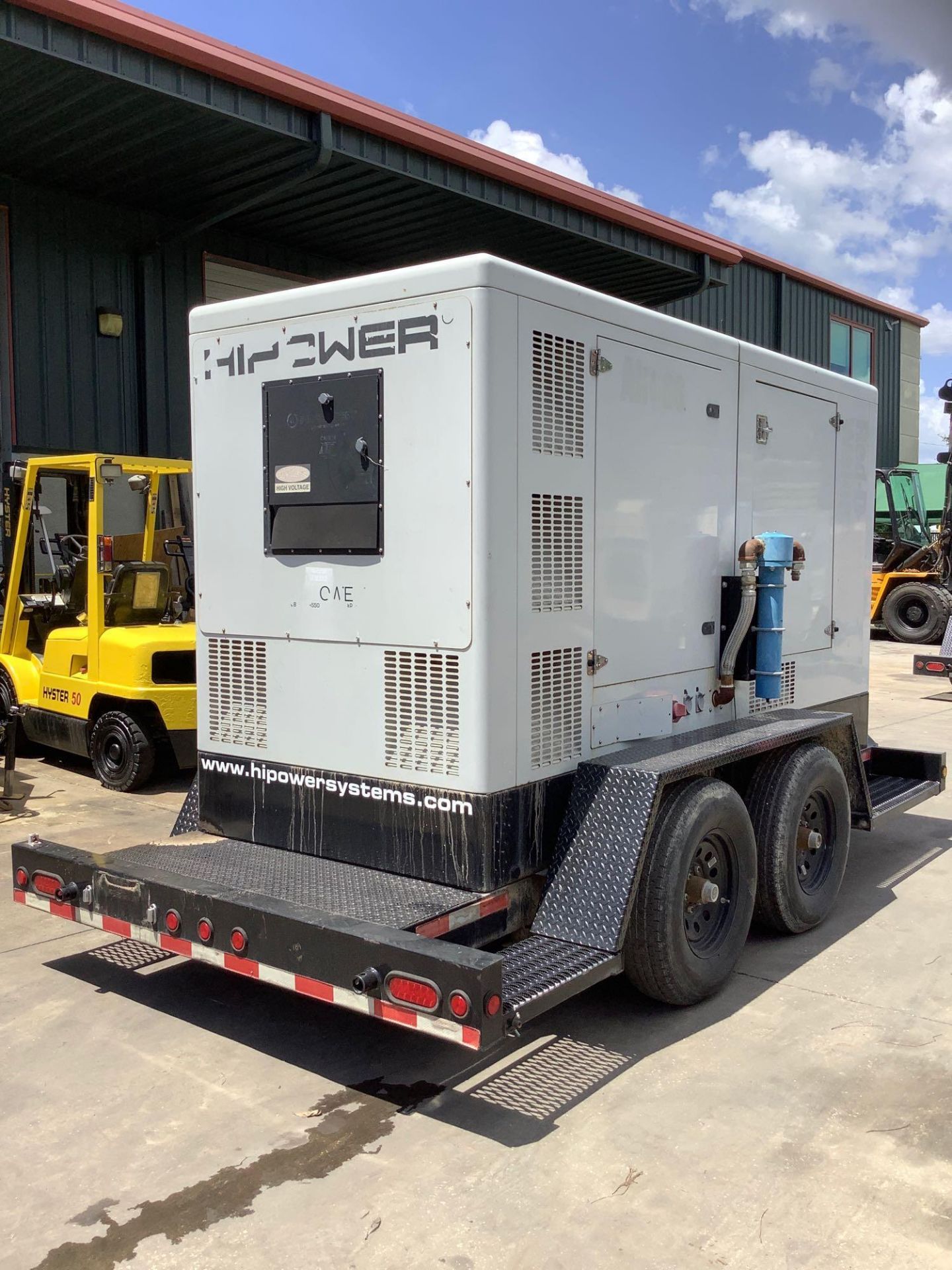 2014 HIPOWER GENERATOR MODEL HRNG165T6-SA-AP1, TRAILER MOUNTED, DOOSAN ENGINE, DUAL FUEL - Image 3 of 22