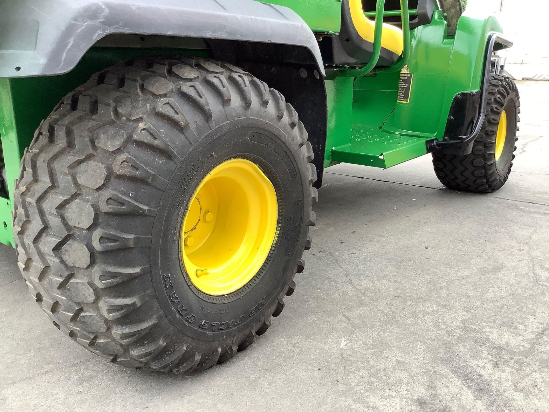 JOHN DEERE ATV, GAS POWERED, MANUAL DUMP BED, NEW SEATS & BATTERIES, RUNS AND OPERATES - Image 13 of 13