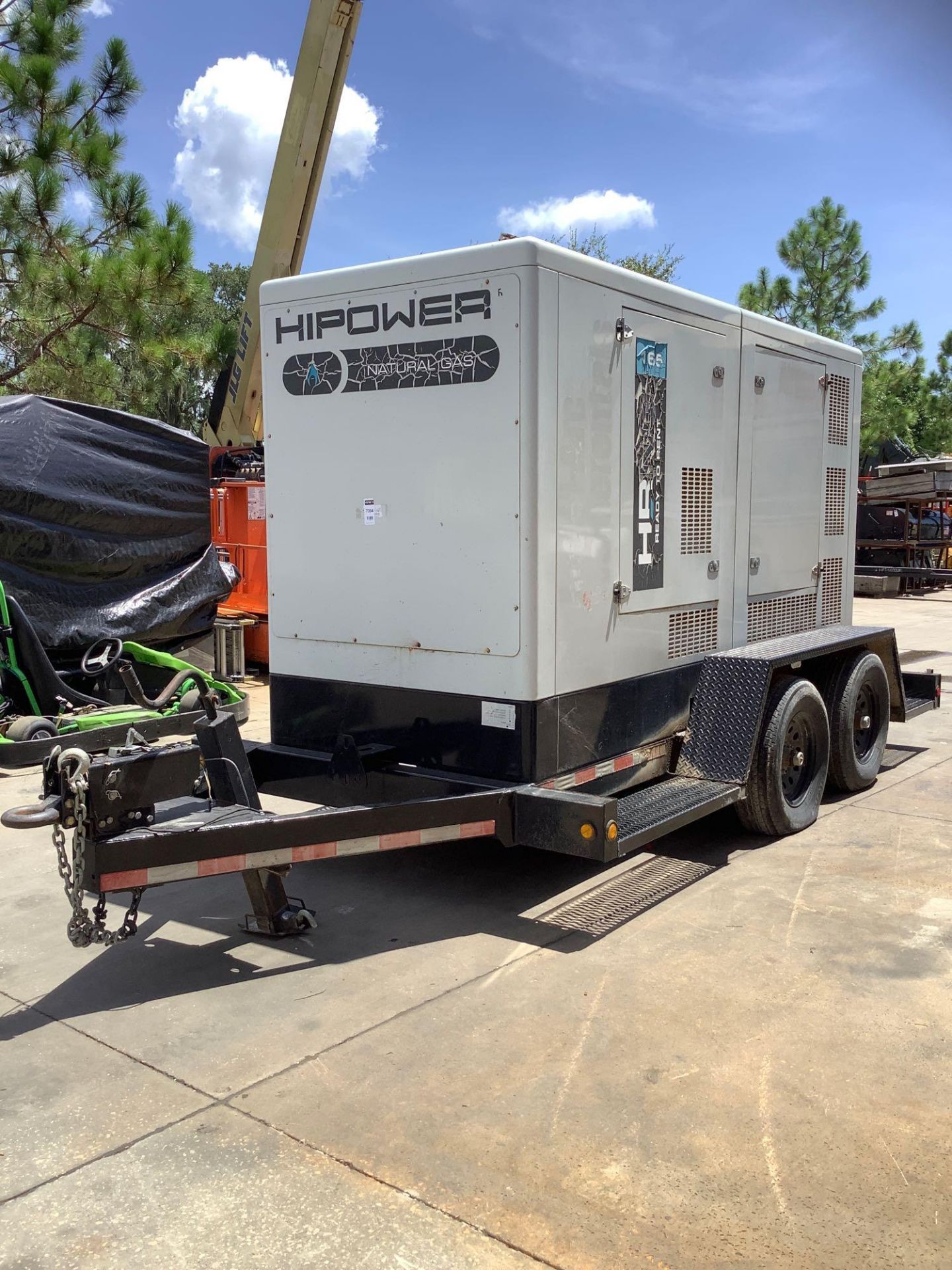 2014 HIPOWER GENERATOR MODEL HRNG165T6-SA-AP1, TRAILER MOUNTED, DOOSAN ENGINE, DUAL FUEL - Image 6 of 22