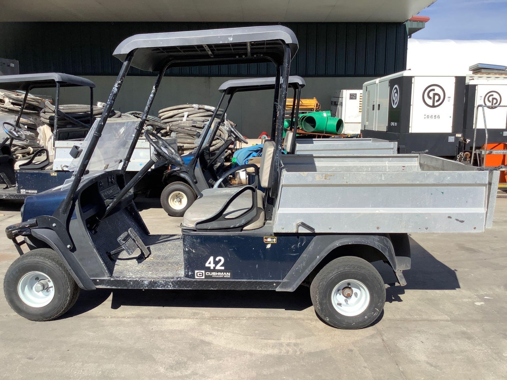 2016 CUSHMAN TEXTRON GOLF CART MODEL CSH HAUL 1200 G, GAS POWERED, MANUAL DUMP BED - Image 7 of 13