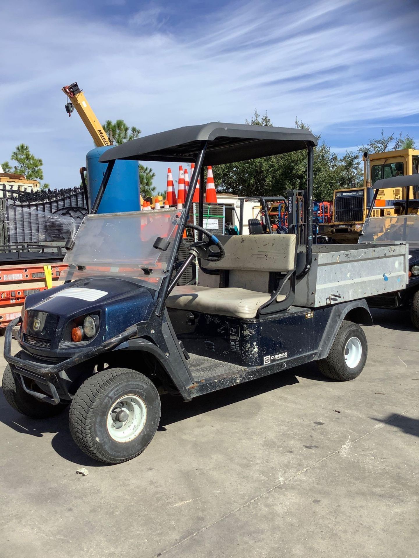 2016 CUSHMAN TEXTRON GOLF CART MODEL CSH HAUL 1200 G, GAS POWERED, KAWASAKI ENGINE, MANUAL DUMP BED, - Image 9 of 13