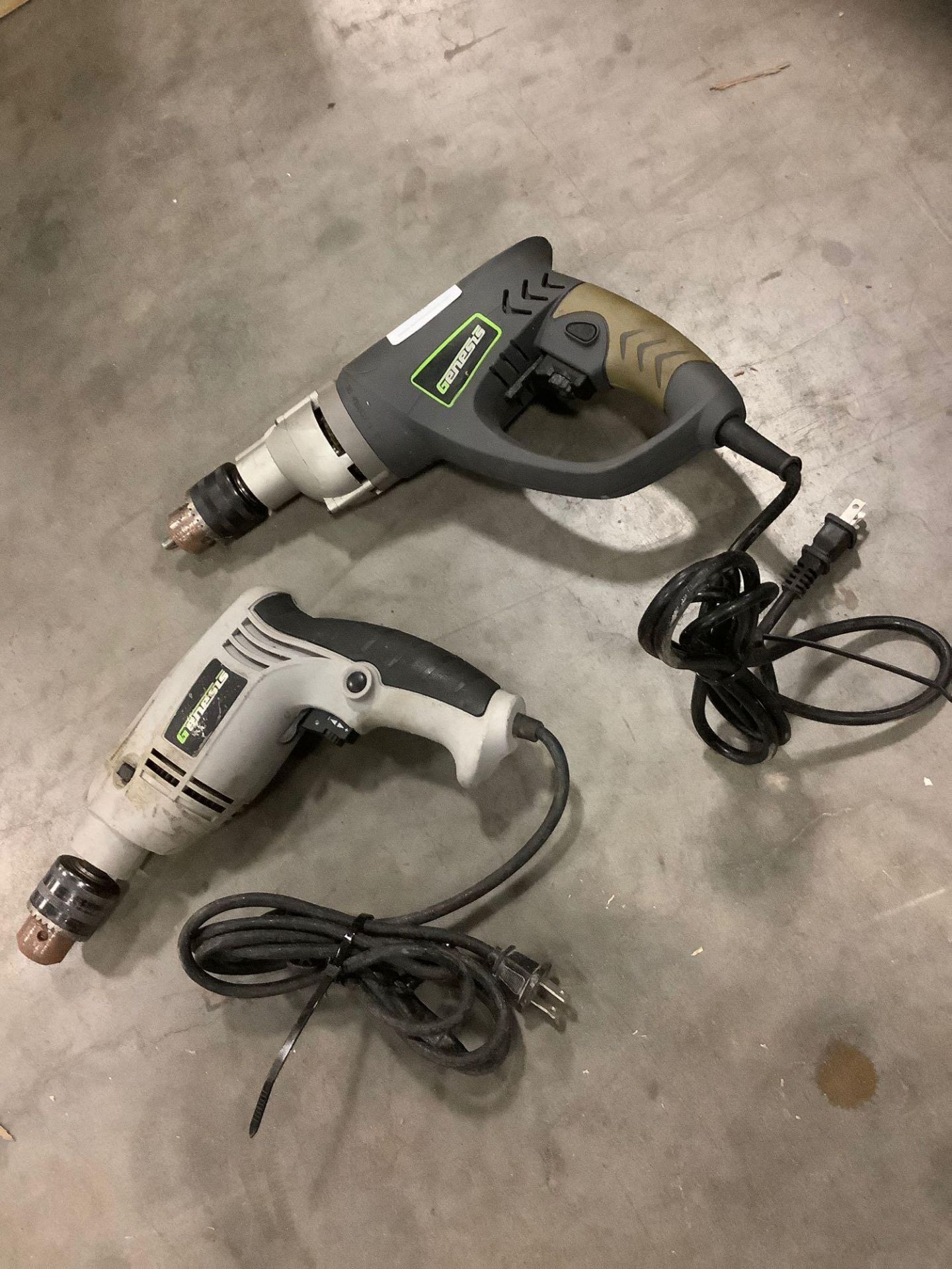 ( 1 ) GENESIS 1/2” VS HAMMER DRILL MODEL GHD42VS & (1) GENESIS HAMMER DRILL MODEL GHD1260 - Image 5 of 5