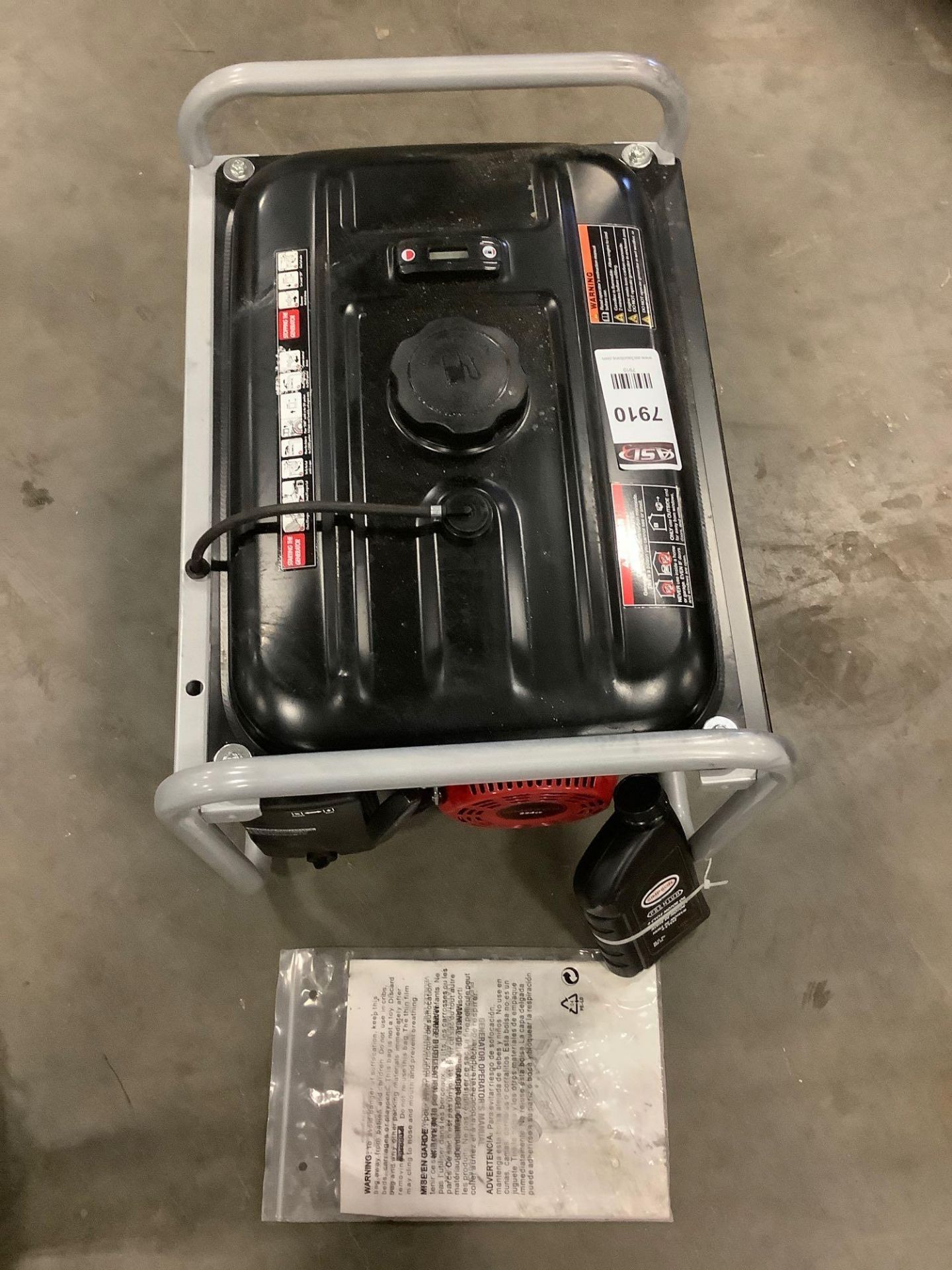 UNUSED SIMPSON POWERSHOT 3600W GENERATOR SERIES MODEL SPG3640,GAS POWERED PHASE 1, APPROX VOLTS 120 - Image 5 of 6