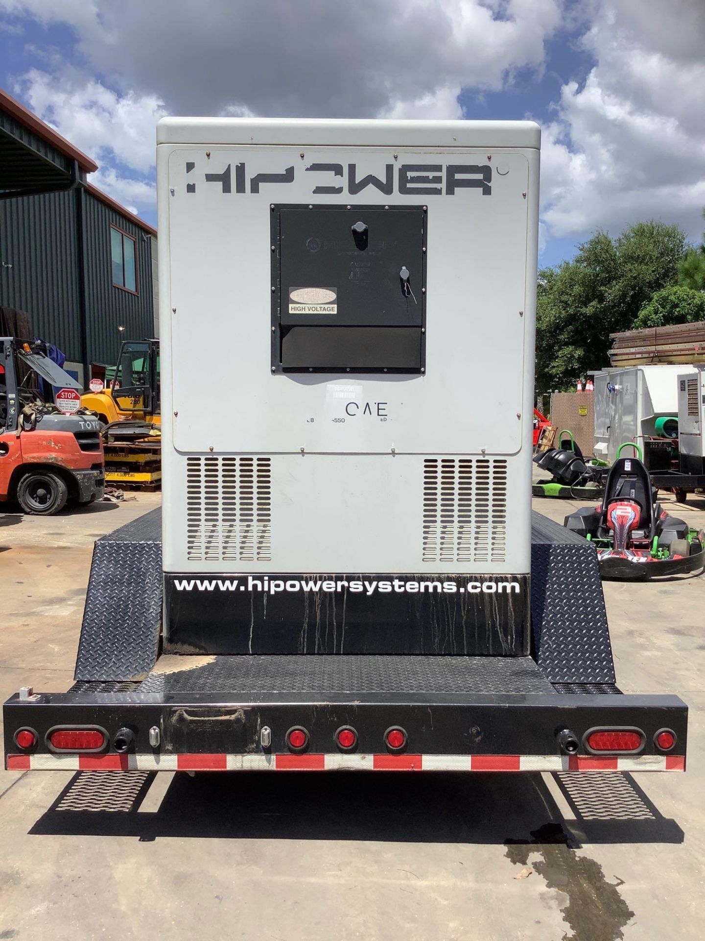 2014 HIPOWER GENERATOR MODEL HRNG165T6-SA-AP1, TRAILER MOUNTED, DOOSAN ENGINE, DUAL FUEL - Image 4 of 22