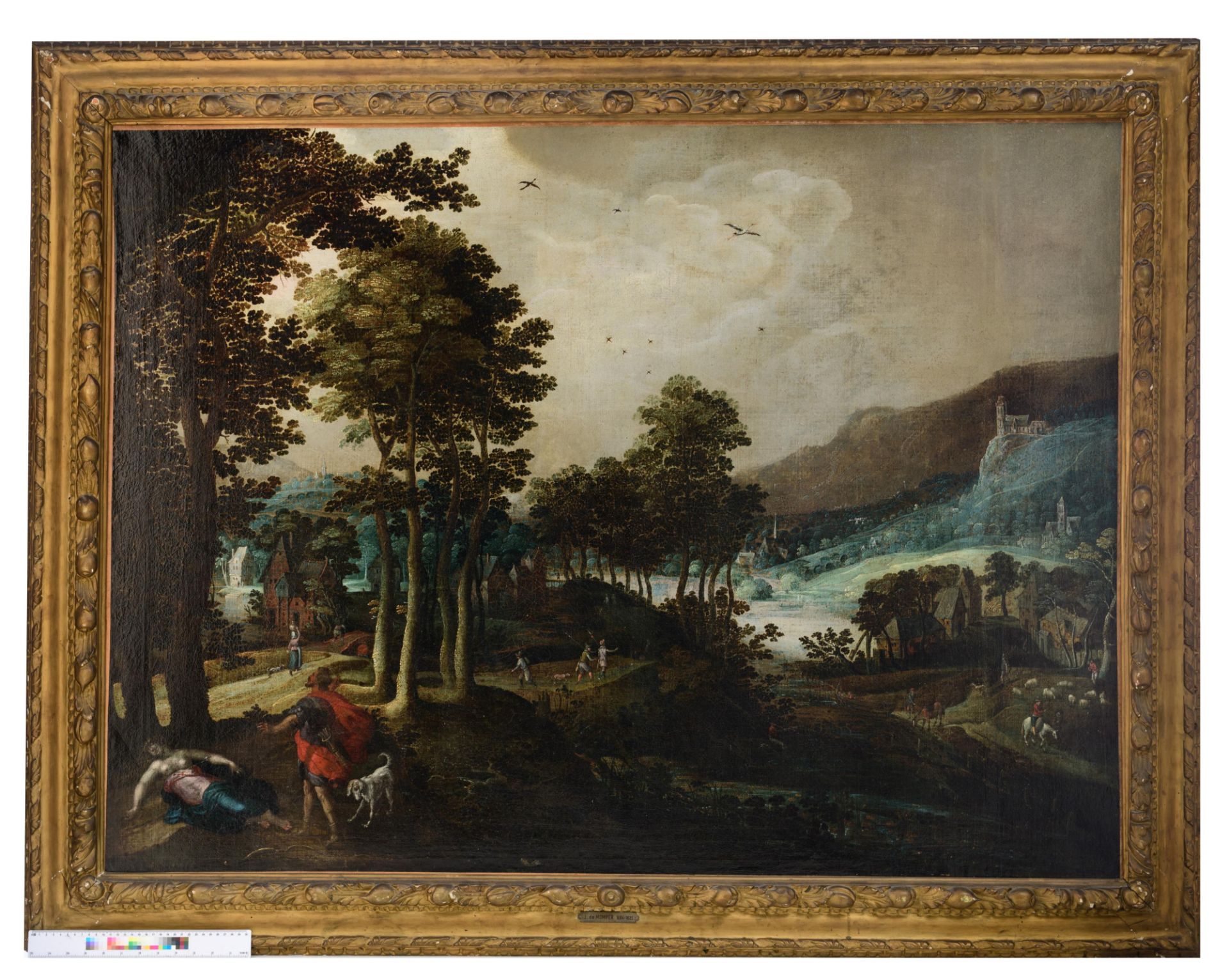 No visible signature, Cephalus and Procris in a landscape, the Southern Netherlands, late 16thC - ea - Image 11 of 11