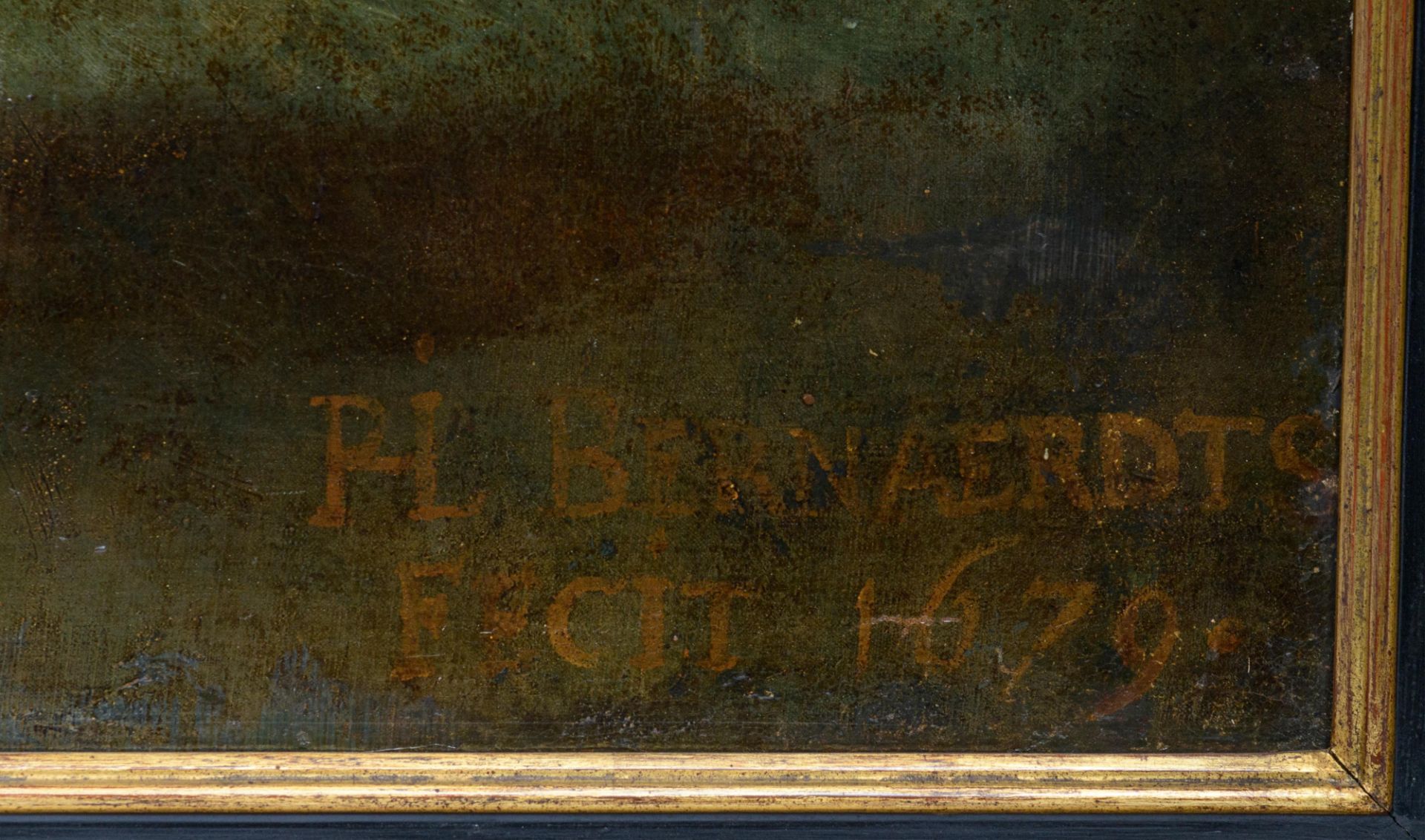 Bernaerdts Ph., the portrait of an important and well-off family, inscribed and dated 'Fecit 1679', - Bild 4 aus 24