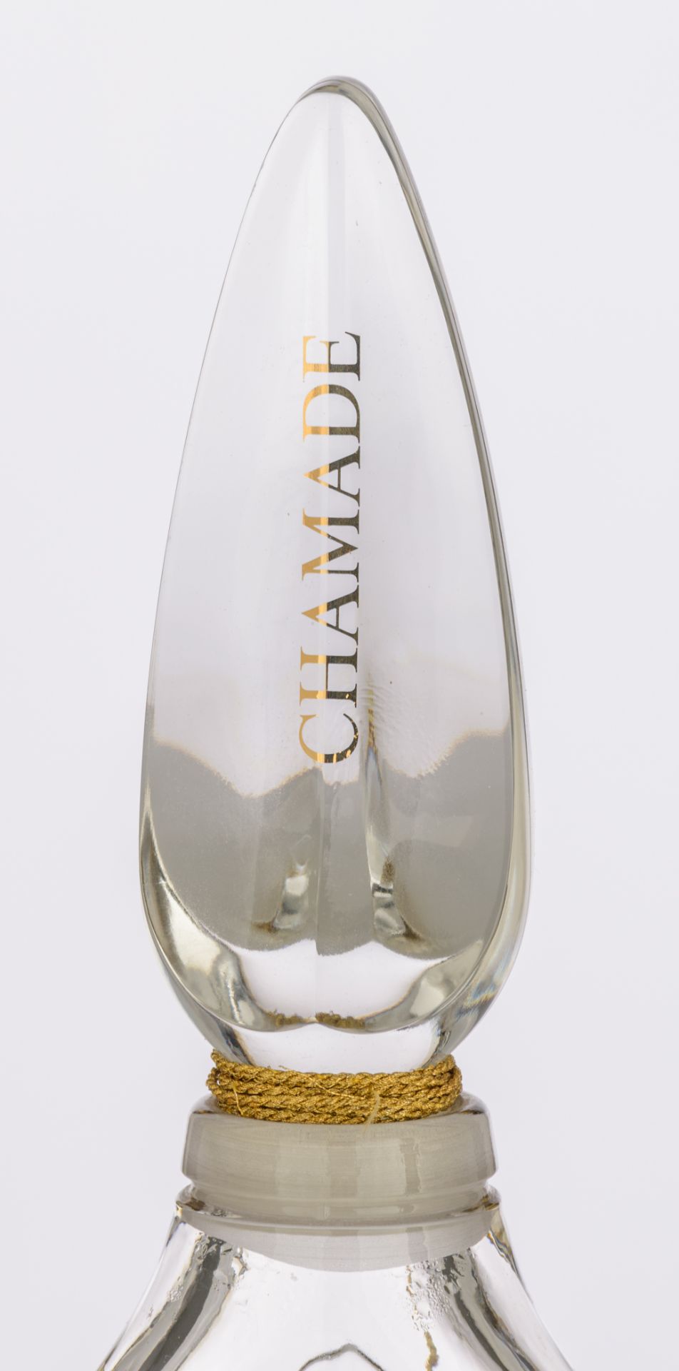 Three large perfume factice display bottles: Chamade, Shalimar and Misouko by Guerlain, H 30 - 38 - - Bild 11 aus 11