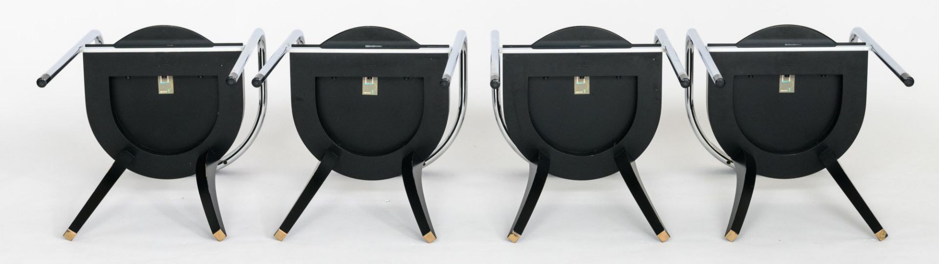 A set of twelve 'Fauno' dining chairs, design by David Palterer for Zanotta, marked Zanotta, made in - Bild 19 aus 25